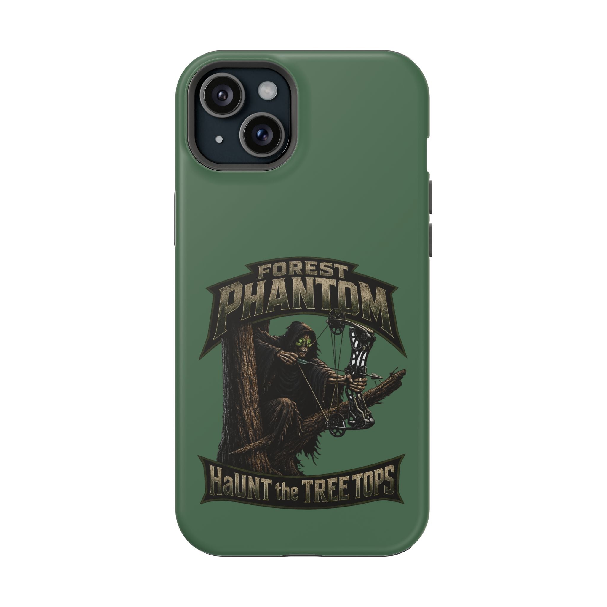 Forest Phantom Magnetic Impact Phone Case — 'Haunt the Tree Tops' Protective Cover