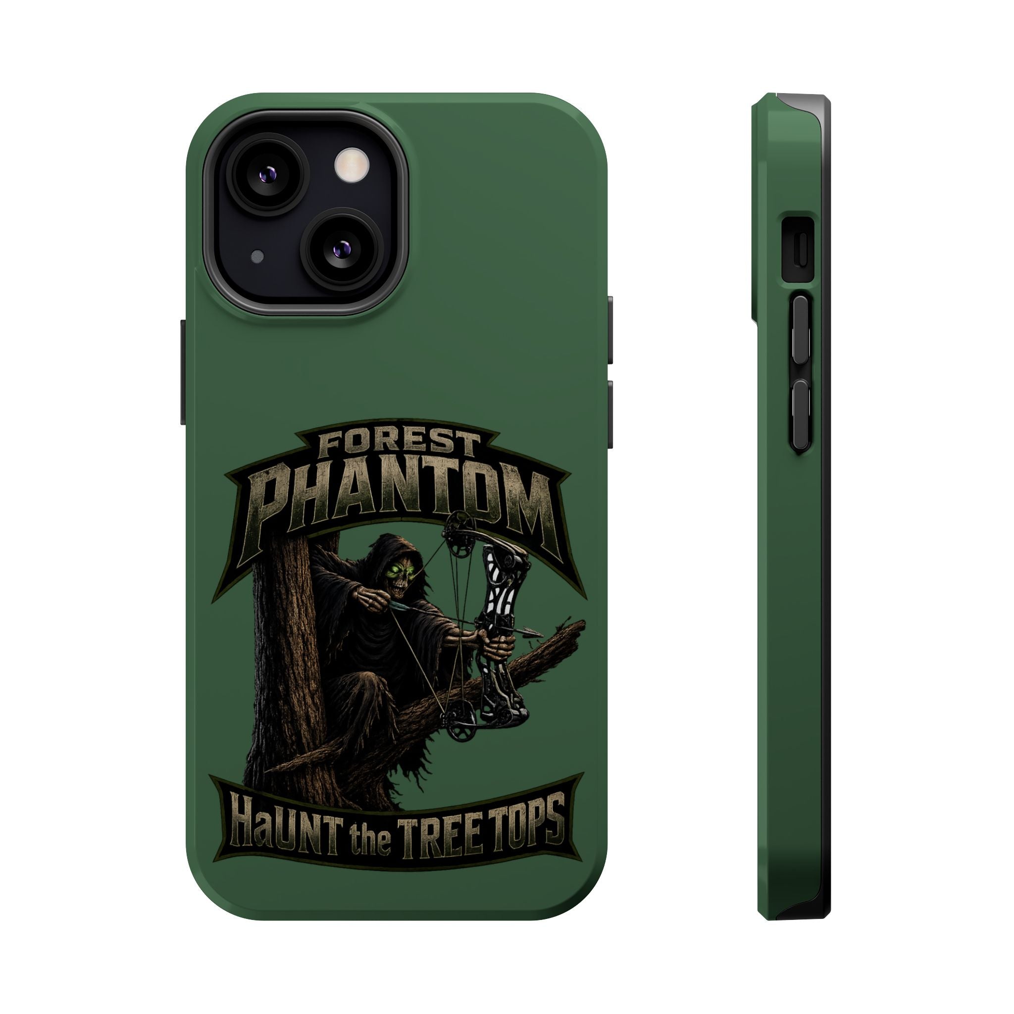 Forest Phantom Magnetic Impact Phone Case — 'Haunt the Tree Tops' Protective Cover