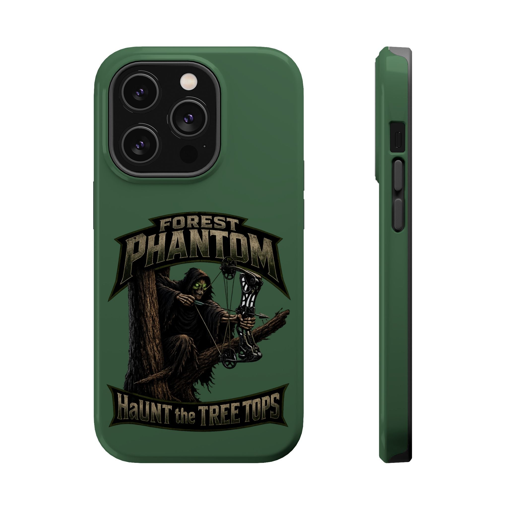 Forest Phantom Magnetic Impact Phone Case — 'Haunt the Tree Tops' Protective Cover