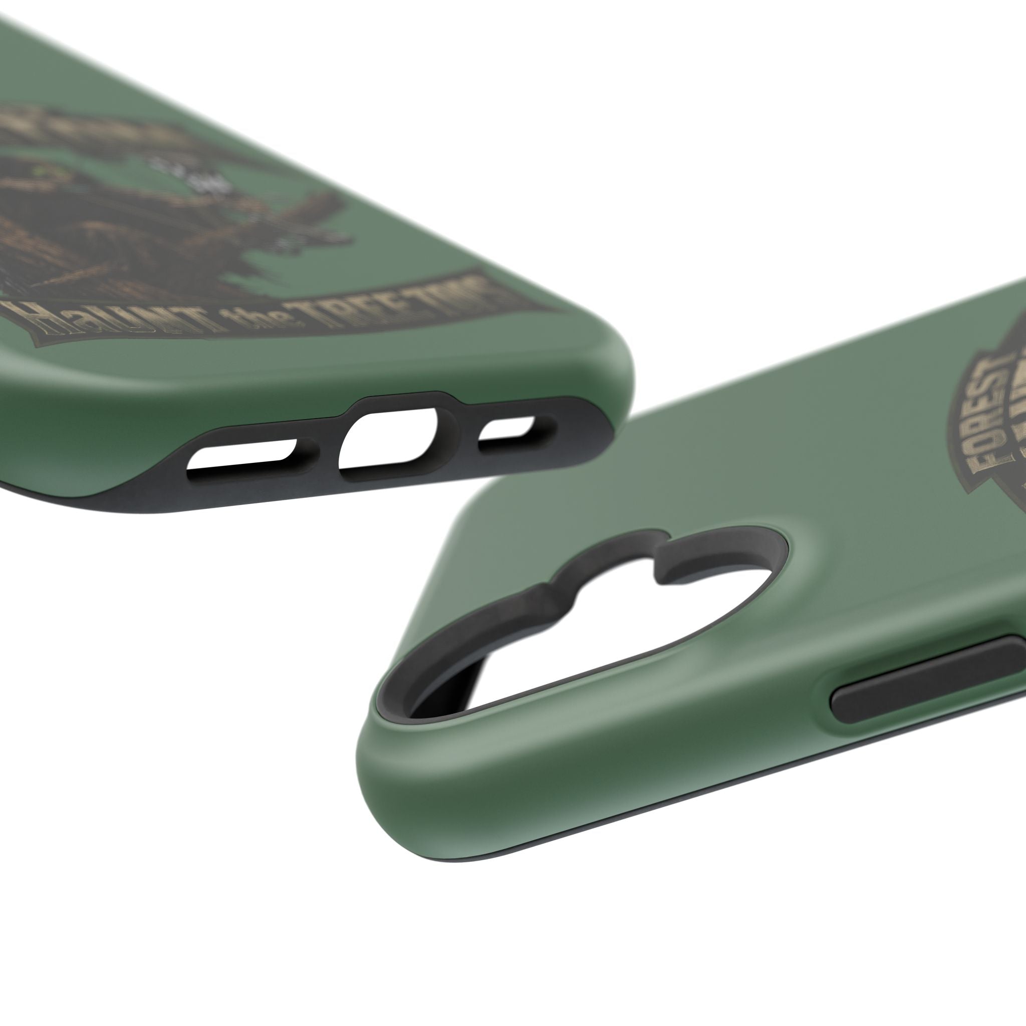 Forest Phantom Magnetic Impact Phone Case — 'Haunt the Tree Tops' Protective Cover