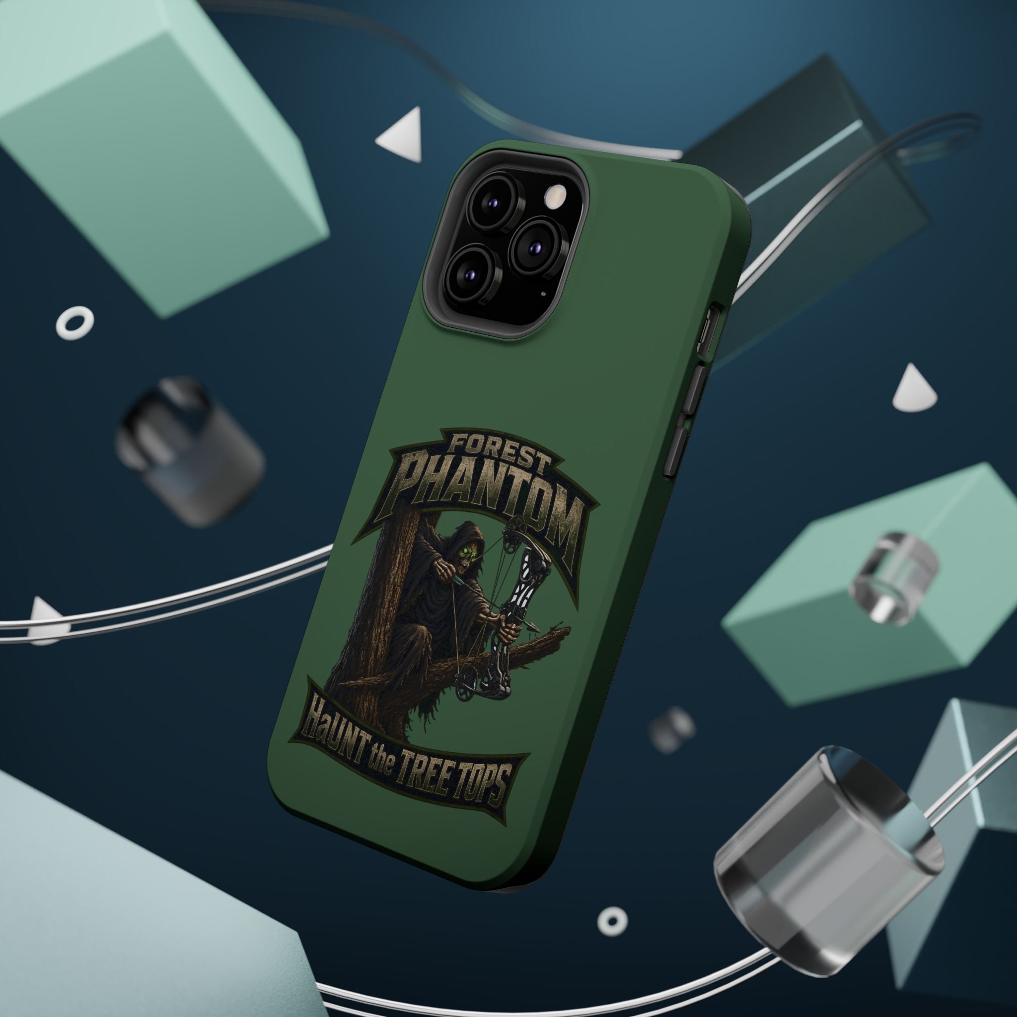 Forest Phantom Magnetic Impact Phone Case — 'Haunt the Tree Tops' Protective Cover