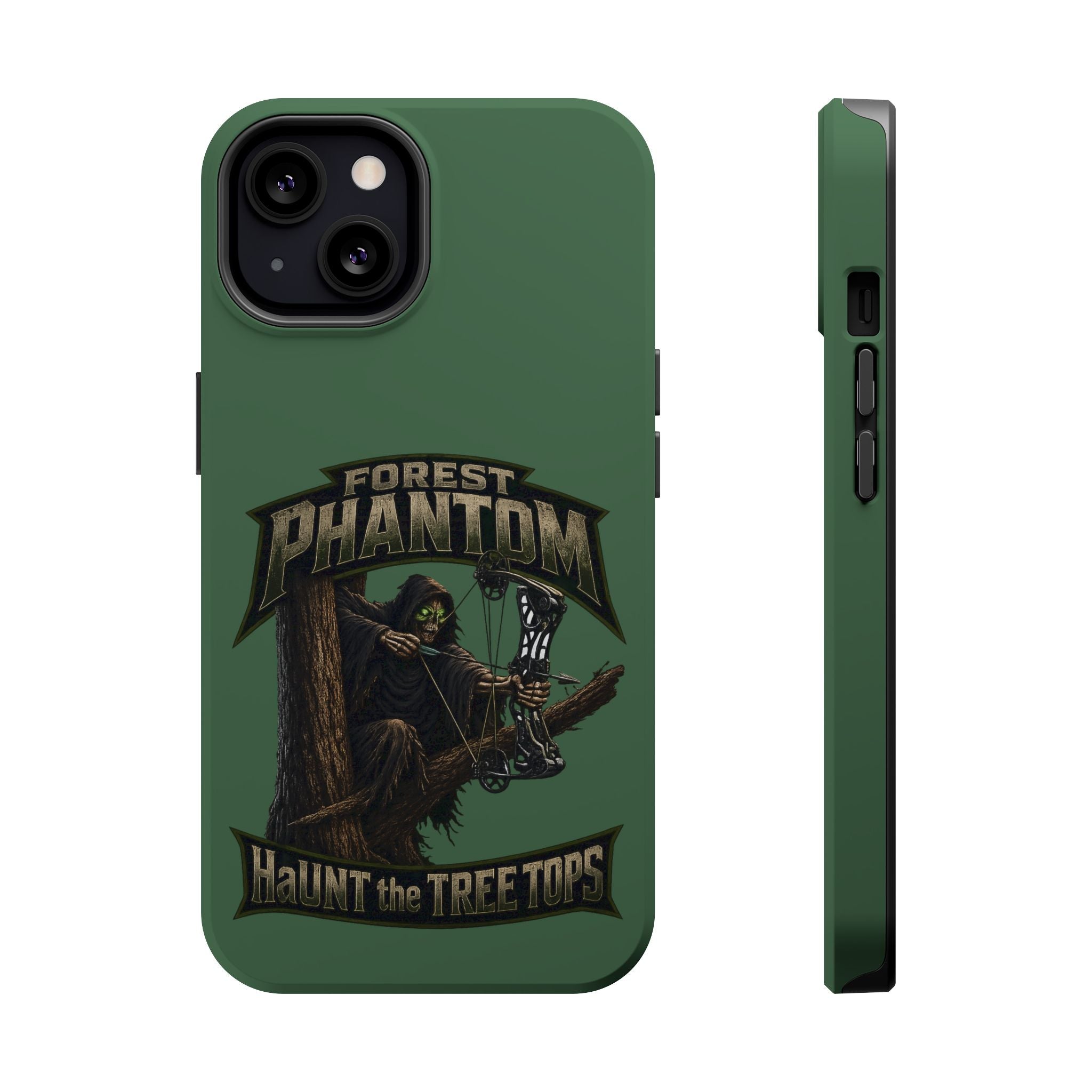 Forest Phantom Magnetic Impact Phone Case — 'Haunt the Tree Tops' Protective Cover
