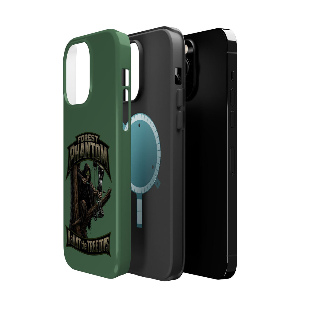 Forest Phantom Magnetic Impact Phone Case — 'Haunt the Tree Tops' Protective Cover
