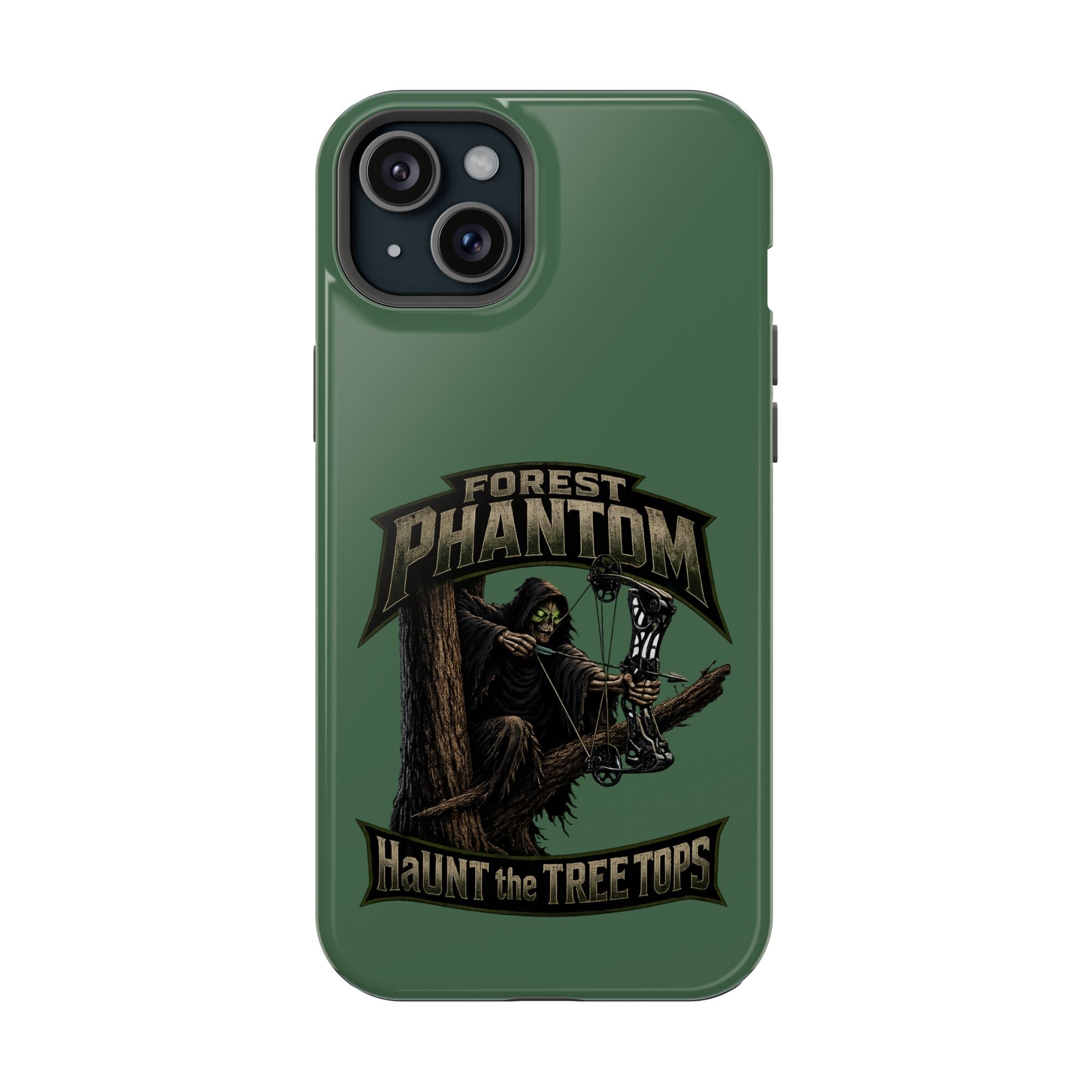 Forest Phantom Magnetic Impact Phone Case — 'Haunt the Tree Tops' Protective Cover