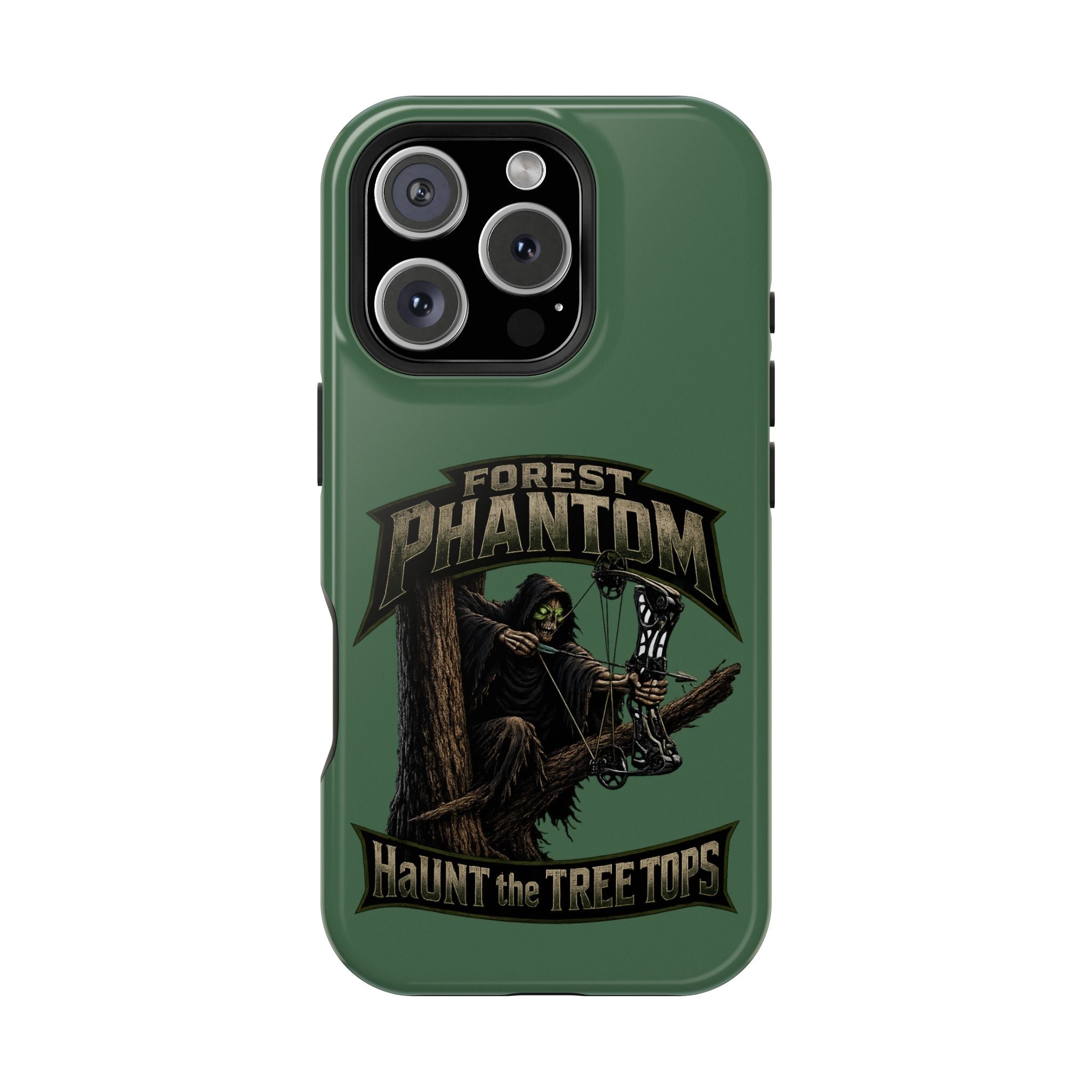 Forest Phantom Magnetic Impact Phone Case — 'Haunt the Tree Tops' Protective Cover