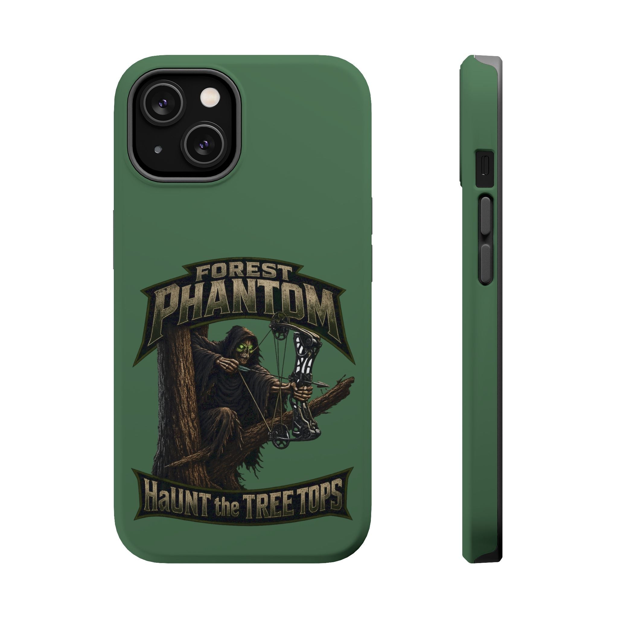 Forest Phantom Magnetic Impact Phone Case — 'Haunt the Tree Tops' Protective Cover