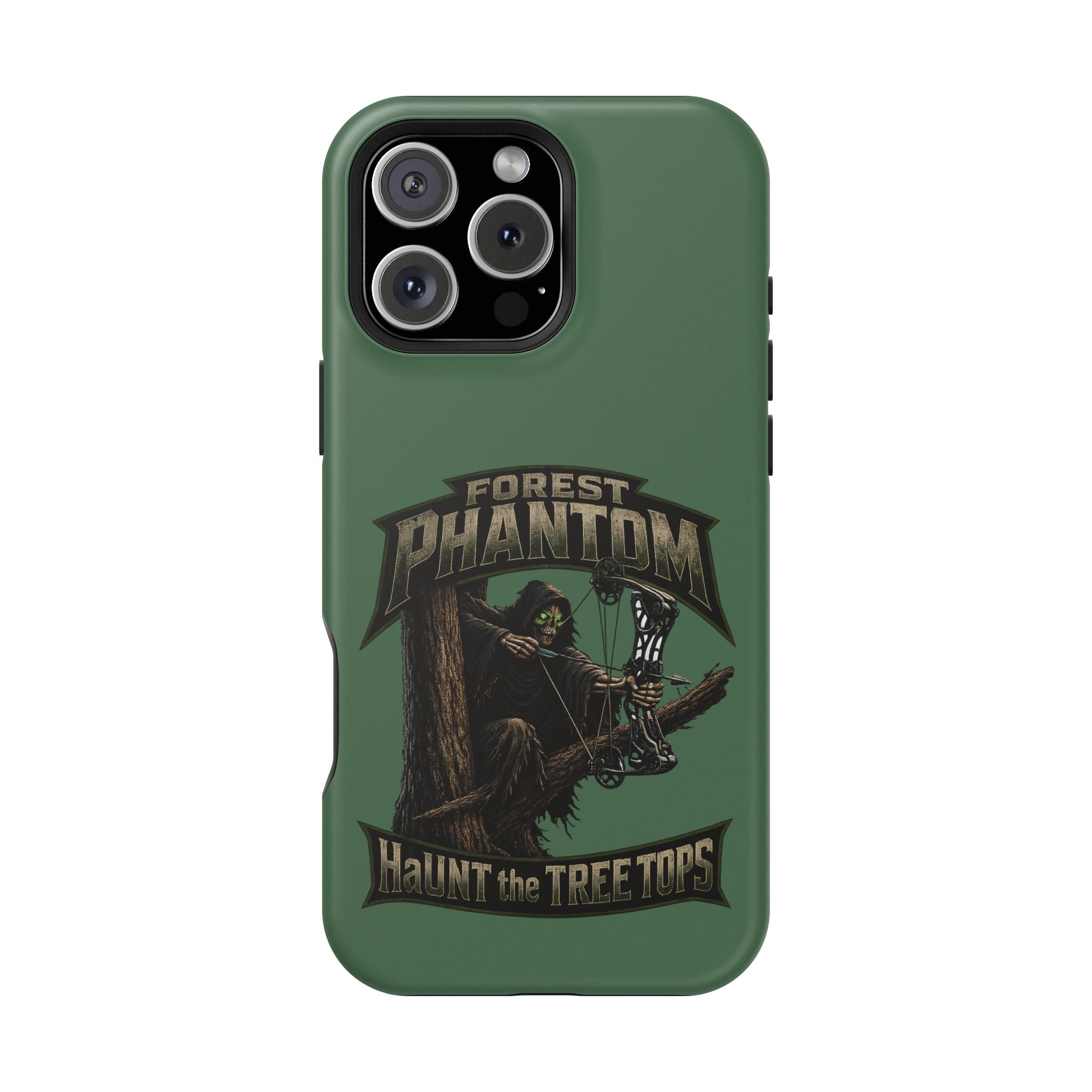 Forest Phantom Magnetic Impact Phone Case — 'Haunt the Tree Tops' Protective Cover