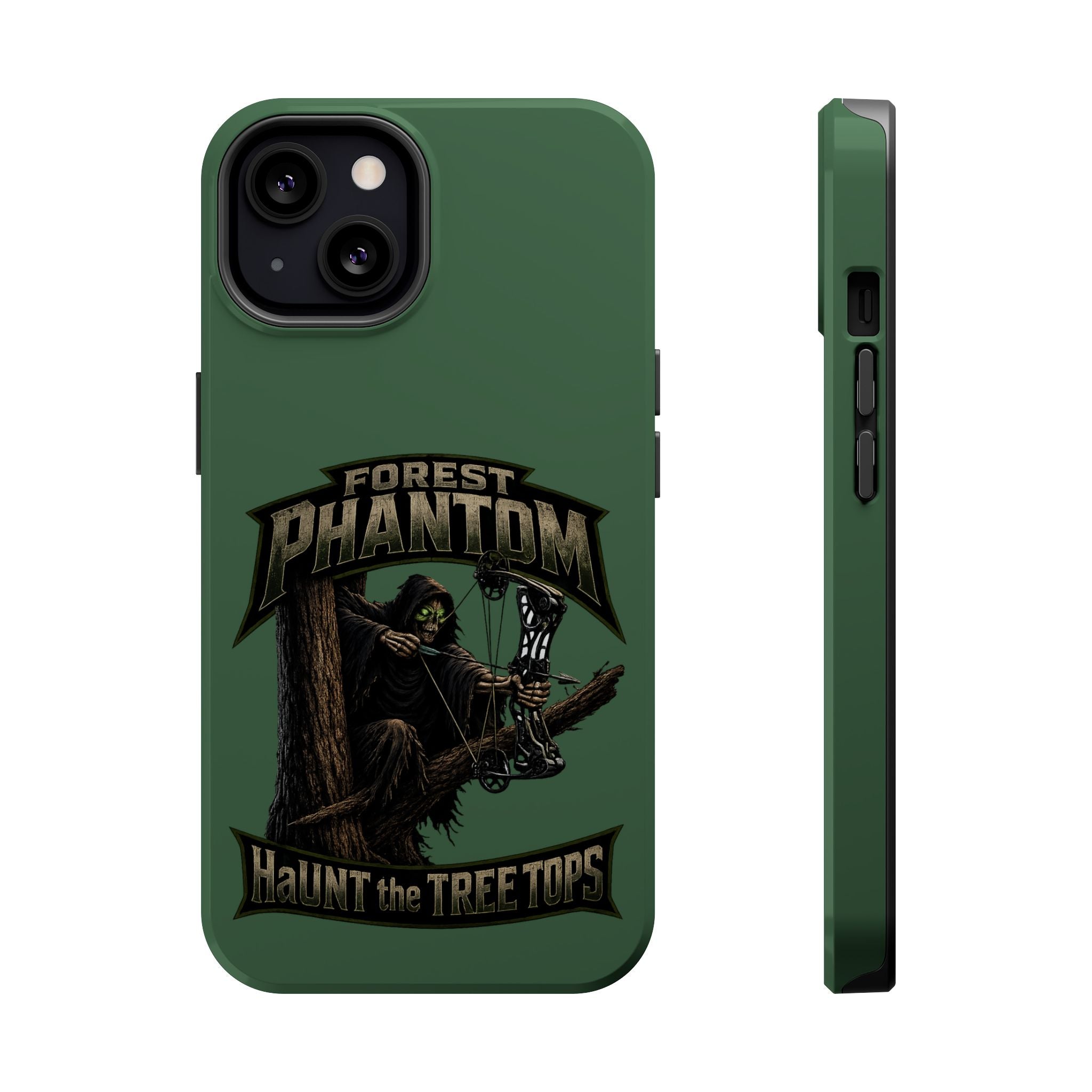 Forest Phantom Magnetic Impact Phone Case — 'Haunt the Tree Tops' Protective Cover