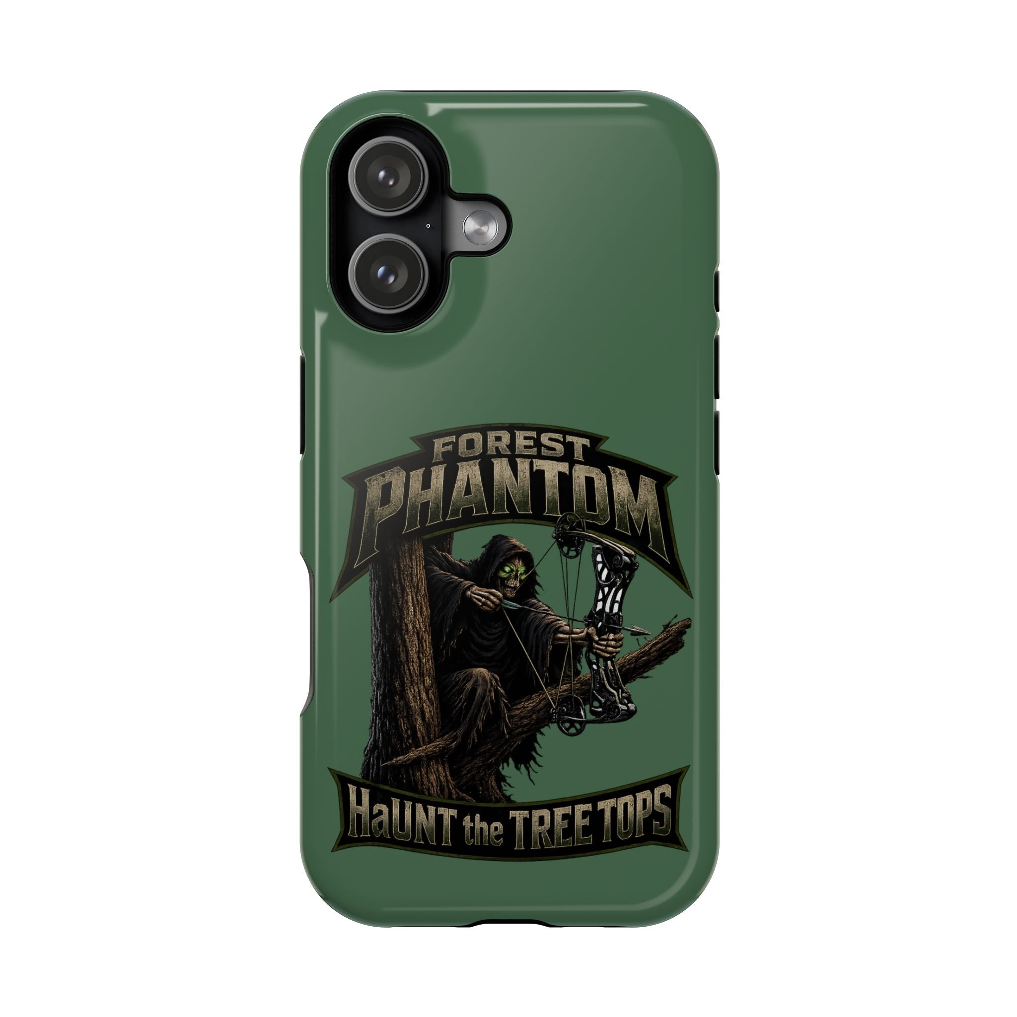 Forest Phantom Magnetic Impact Phone Case — 'Haunt the Tree Tops' Protective Cover