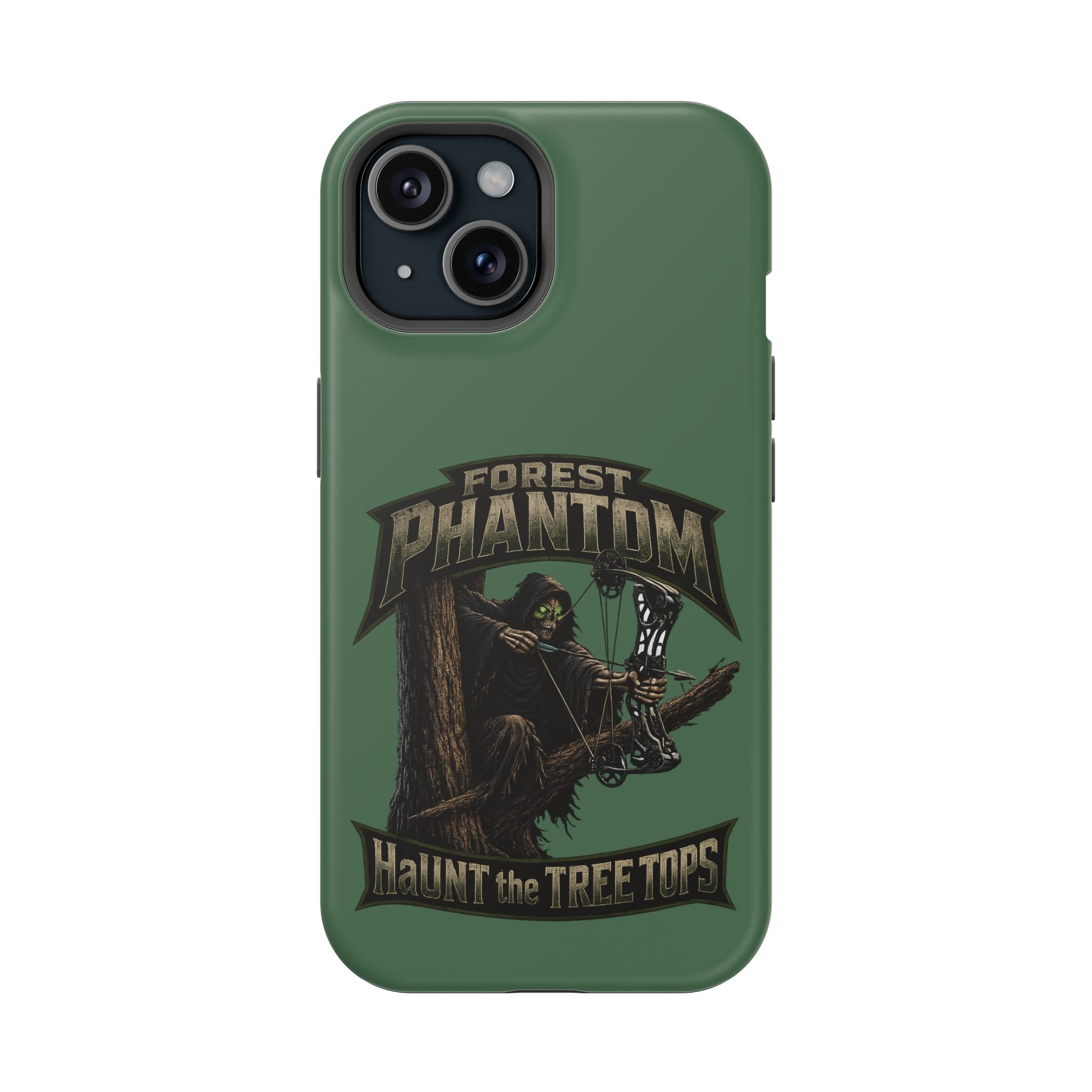 Forest Phantom Magnetic Impact Phone Case — 'Haunt the Tree Tops' Protective Cover