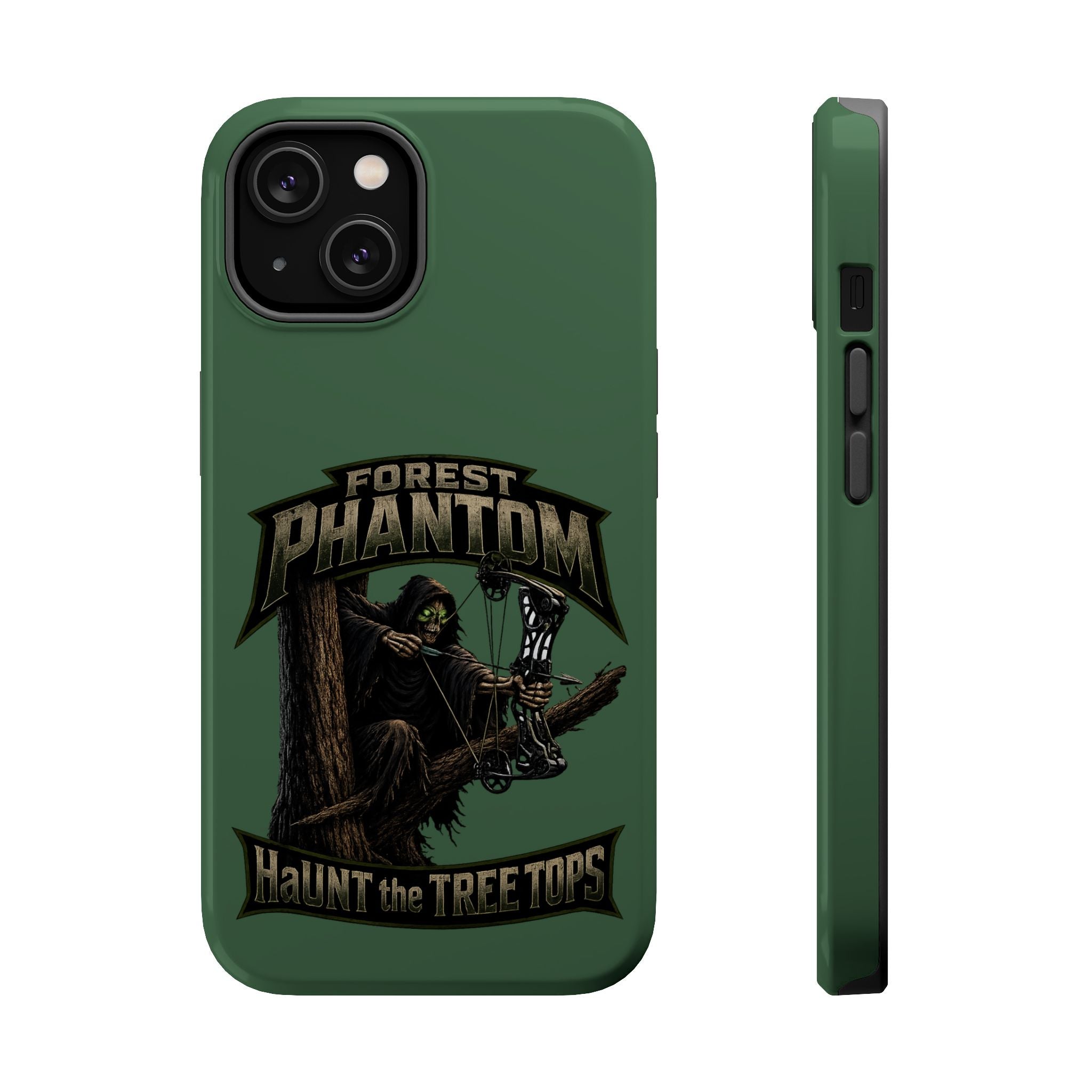 Forest Phantom Magnetic Impact Phone Case — 'Haunt the Tree Tops' Protective Cover