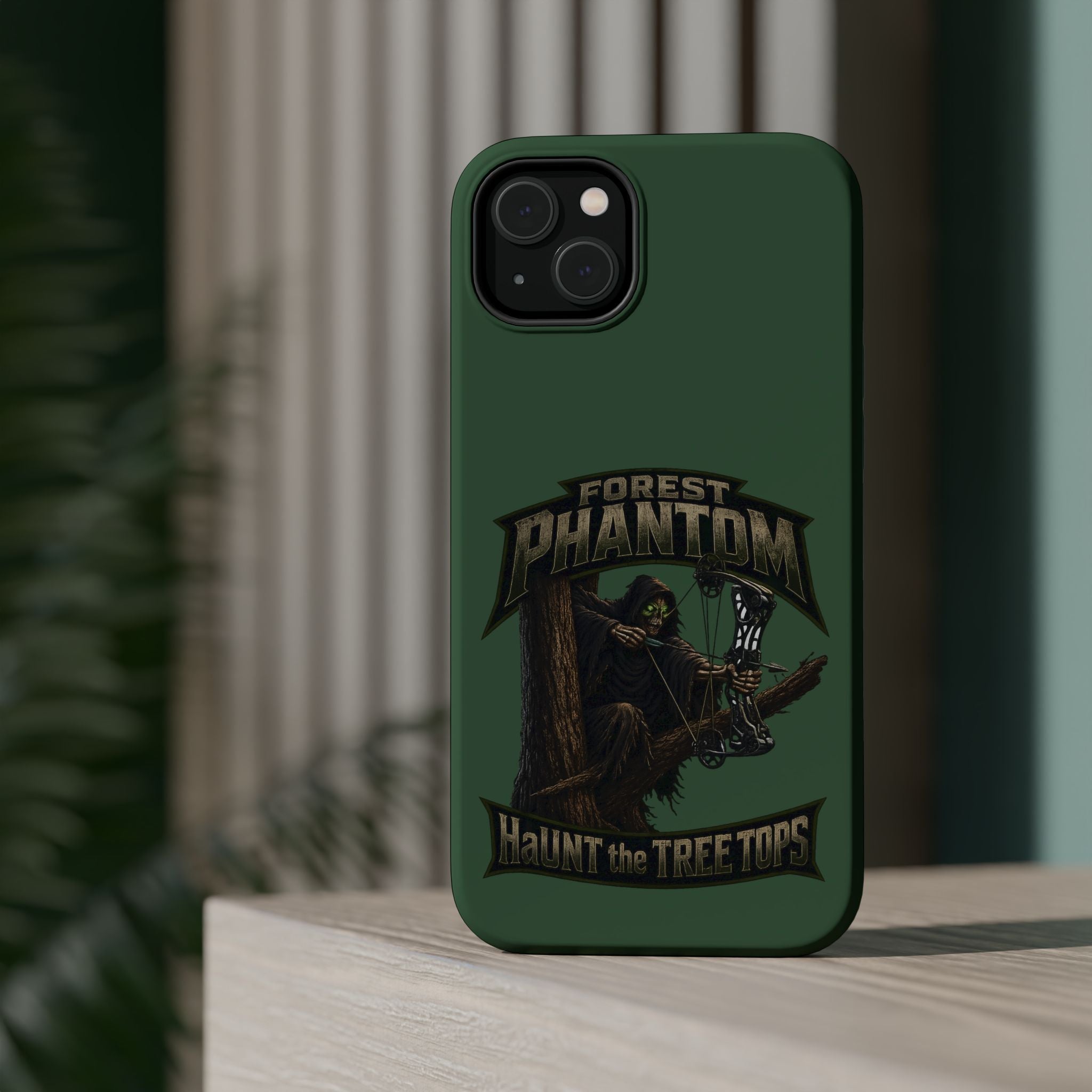 Forest Phantom Magnetic Impact Phone Case — 'Haunt the Tree Tops' Protective Cover
