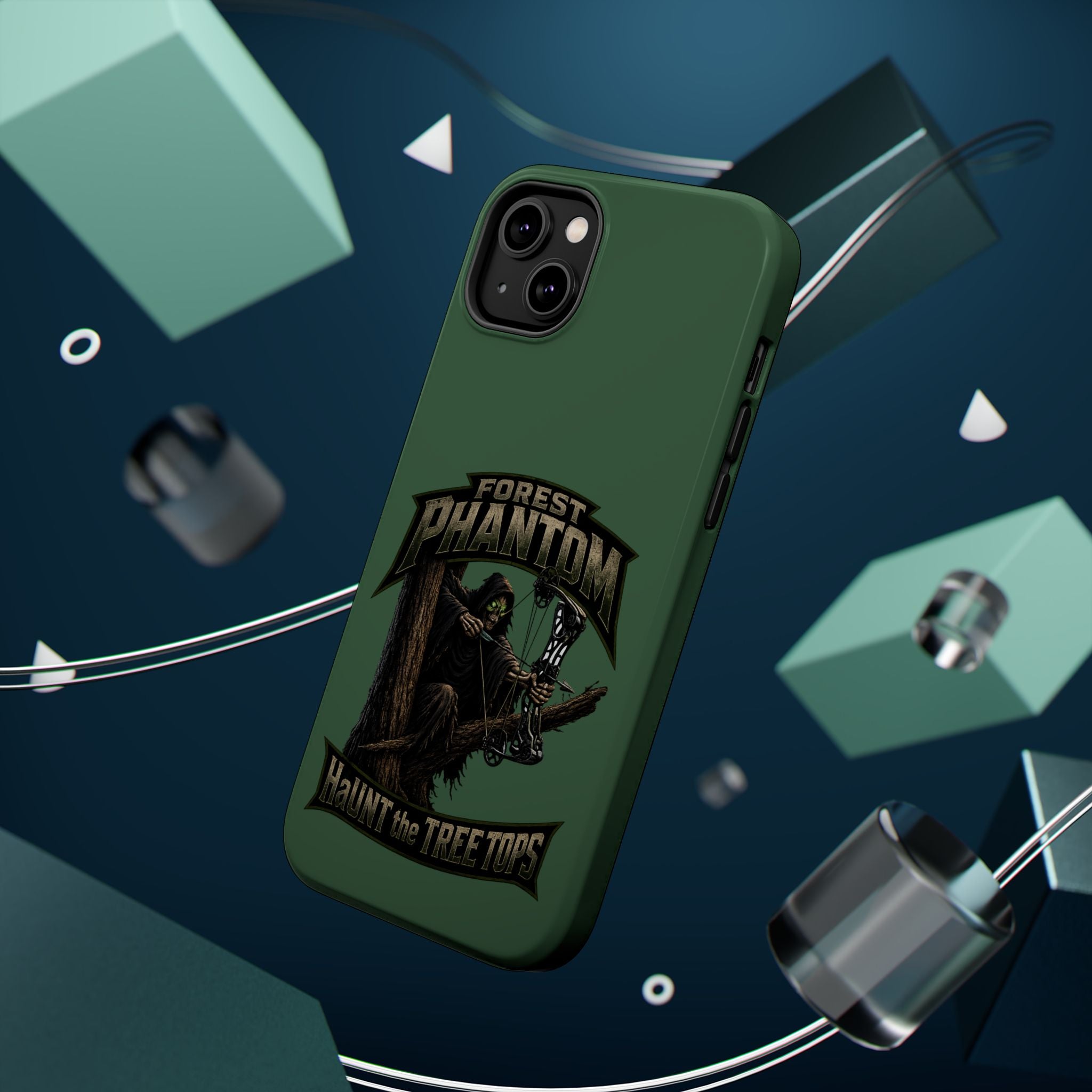 Forest Phantom Magnetic Impact Phone Case — 'Haunt the Tree Tops' Protective Cover
