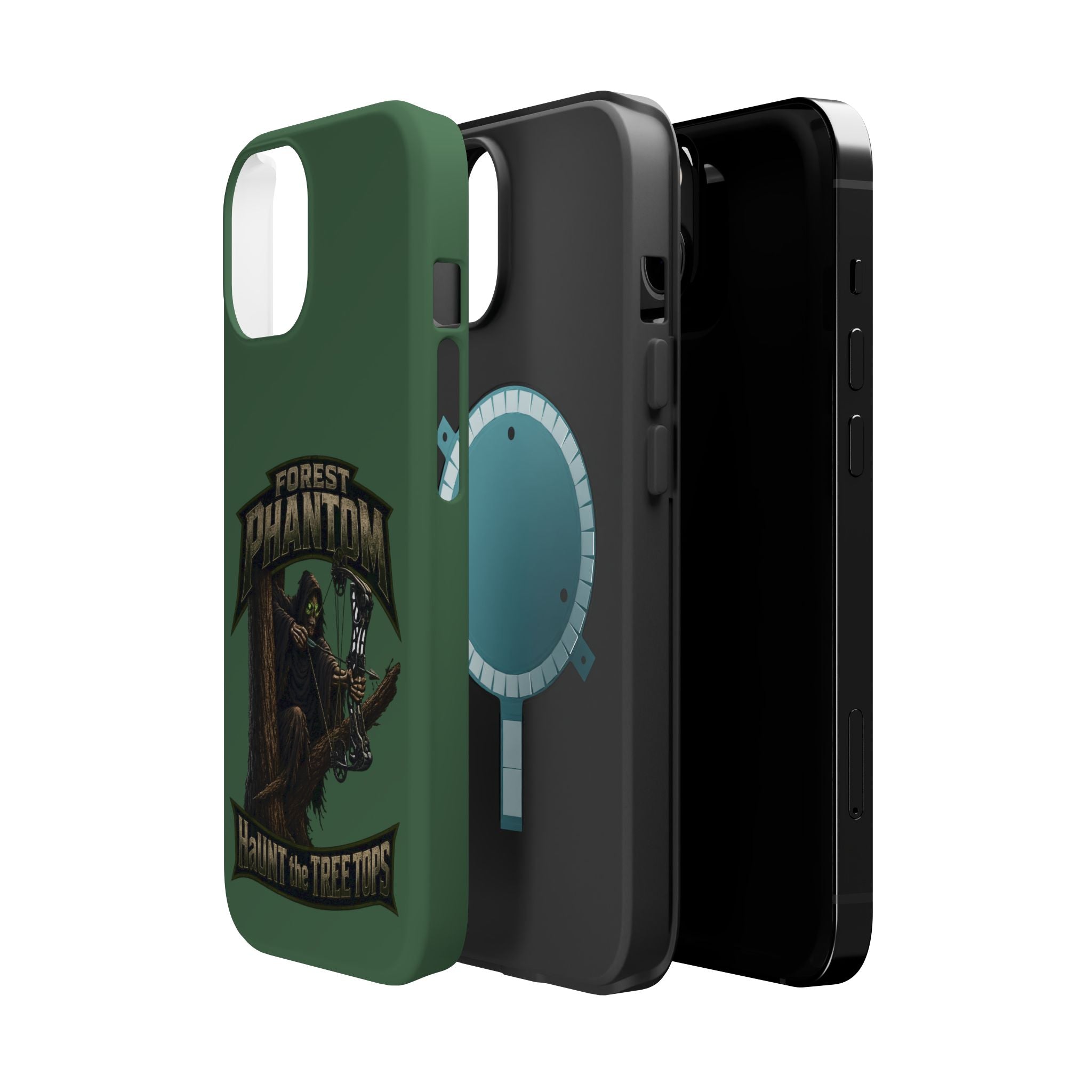 Forest Phantom Magnetic Impact Phone Case — 'Haunt the Tree Tops' Protective Cover