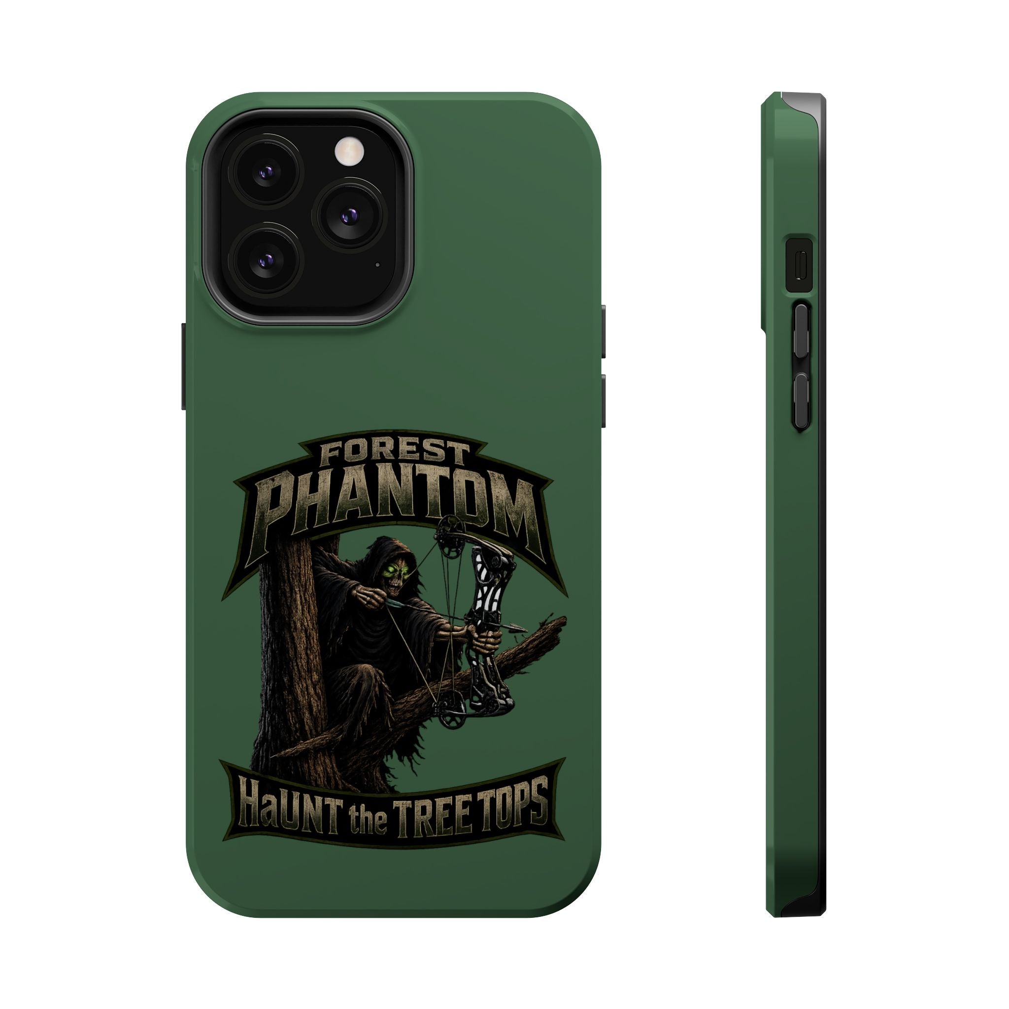 Forest Phantom Magnetic Impact Phone Case — 'Haunt the Tree Tops' Protective Cover