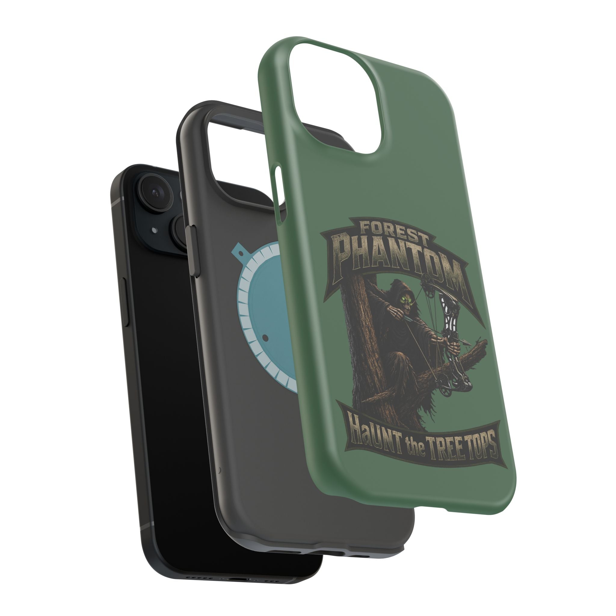 Forest Phantom Magnetic Impact Phone Case — 'Haunt the Tree Tops' Protective Cover