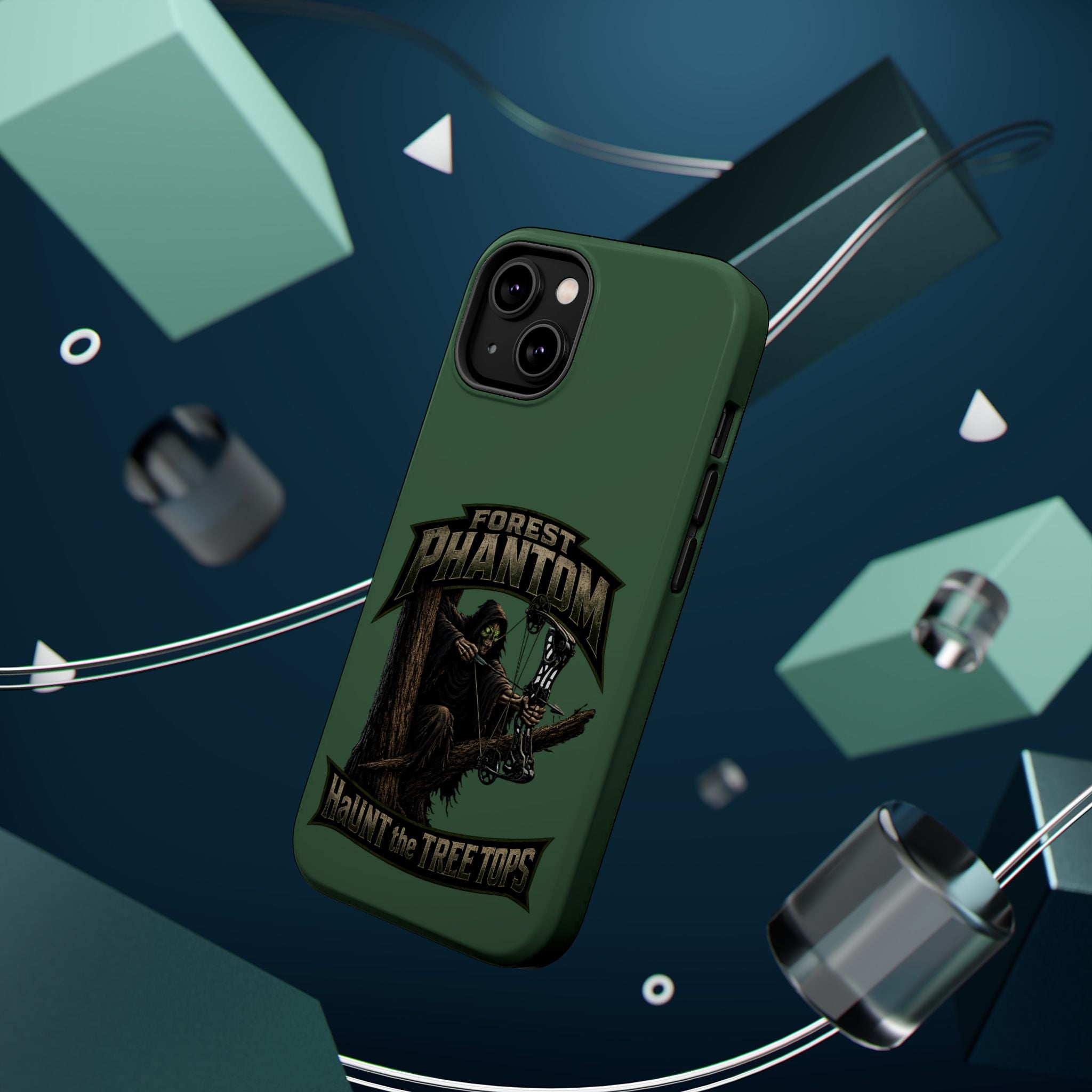 Forest Phantom Magnetic Impact Phone Case — 'Haunt the Tree Tops' Protective Cover