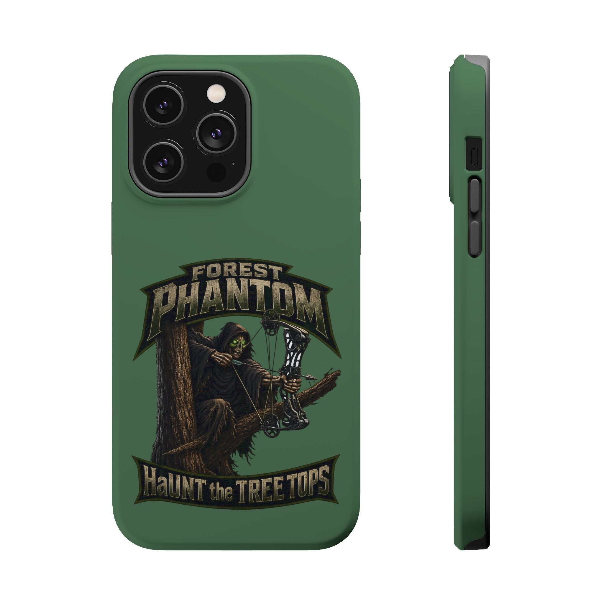 Forest Phantom Magnetic Impact Phone Case — 'Haunt the Tree Tops' Protective Cover