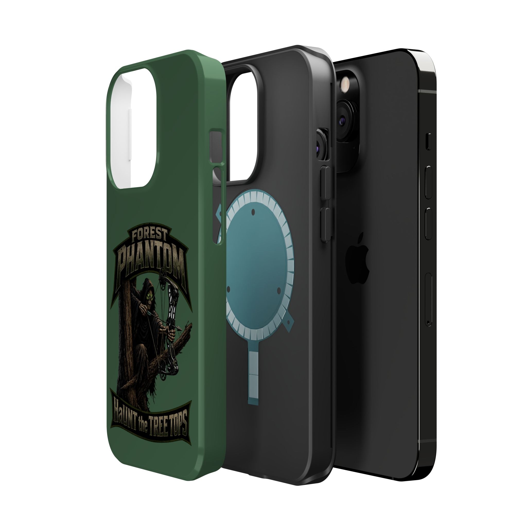 Forest Phantom Magnetic Impact Phone Case — 'Haunt the Tree Tops' Protective Cover