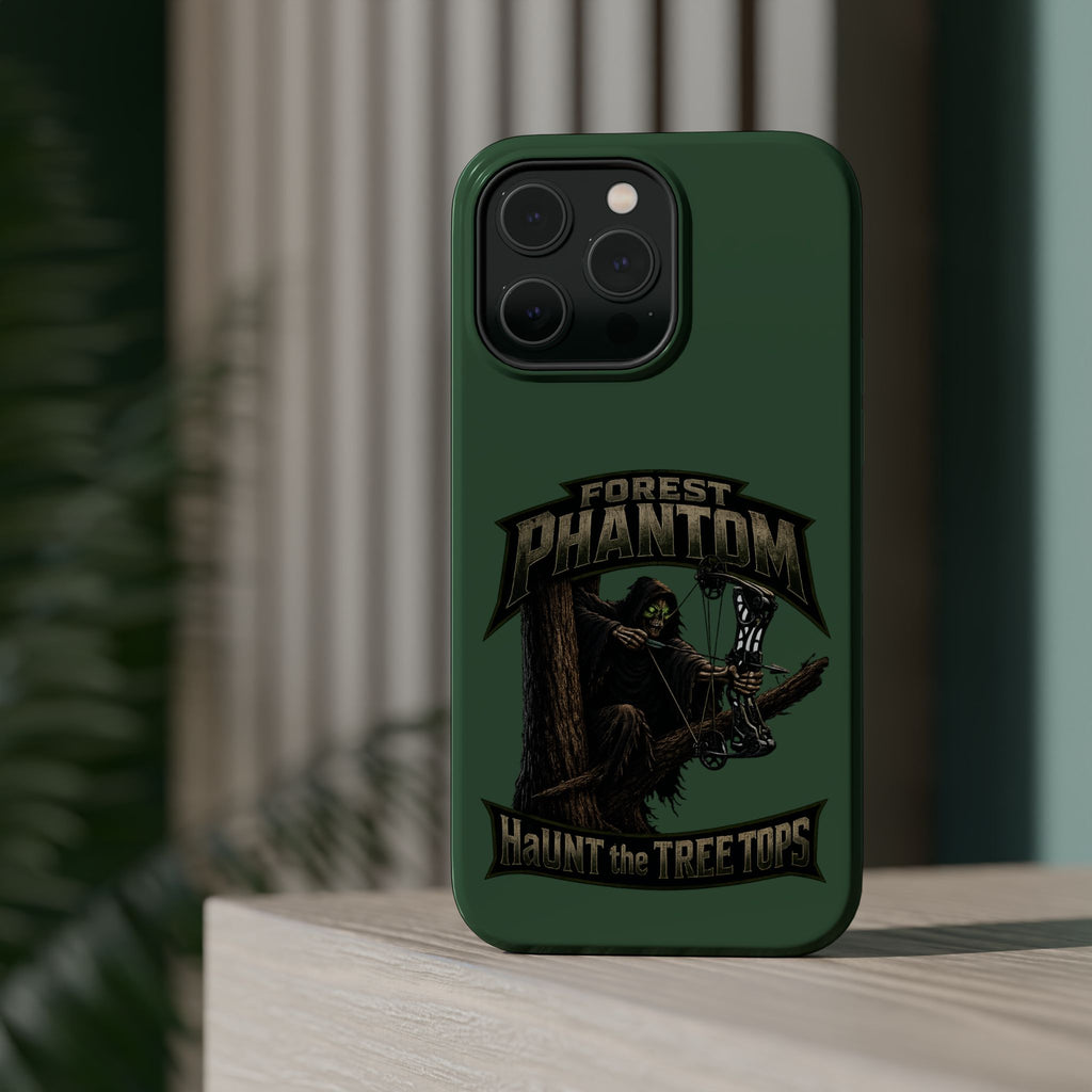 Forest Phantom Magnetic Impact Phone Case — 'Haunt the Tree Tops' Protective Cover