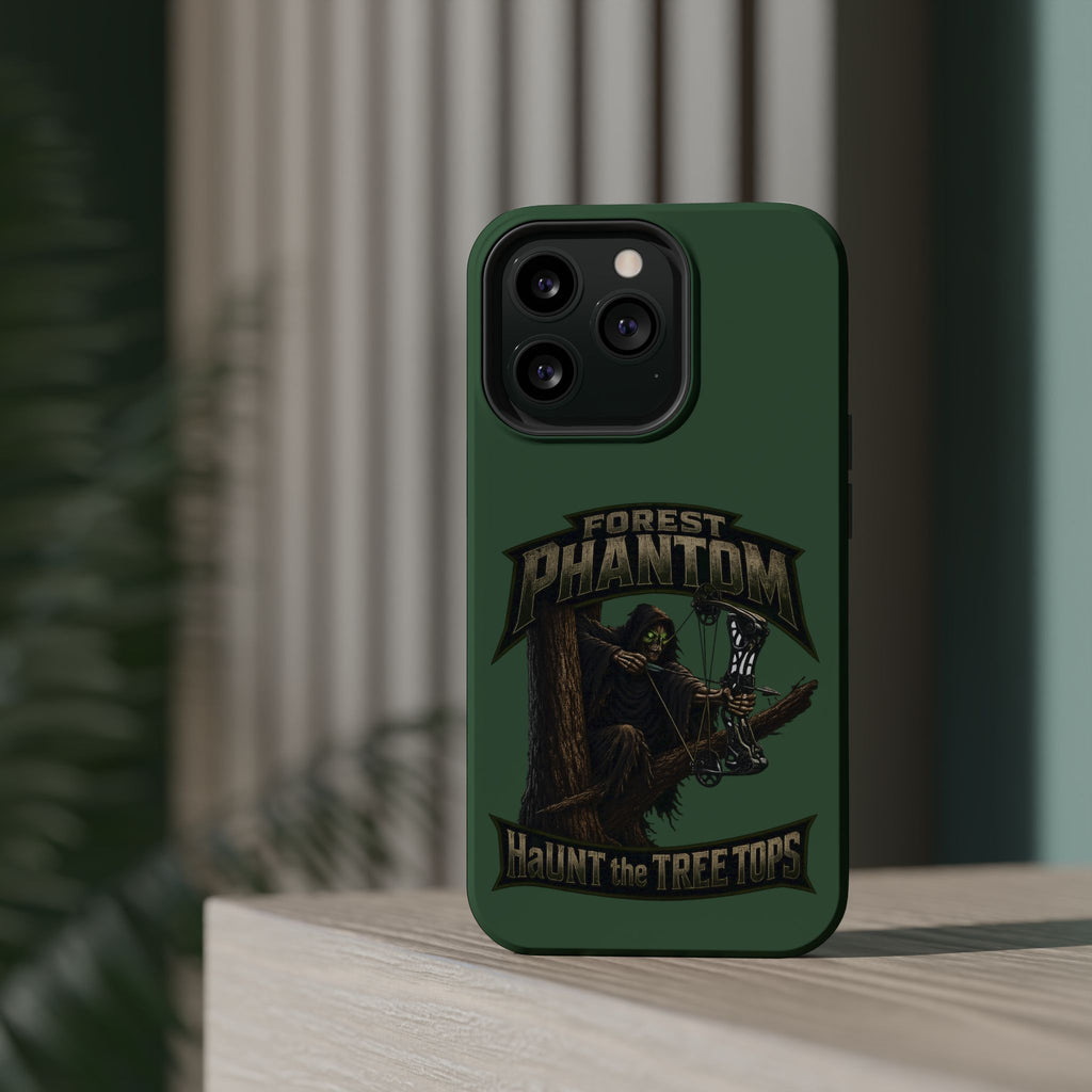 Forest Phantom Magnetic Impact Phone Case — 'Haunt the Tree Tops' Protective Cover