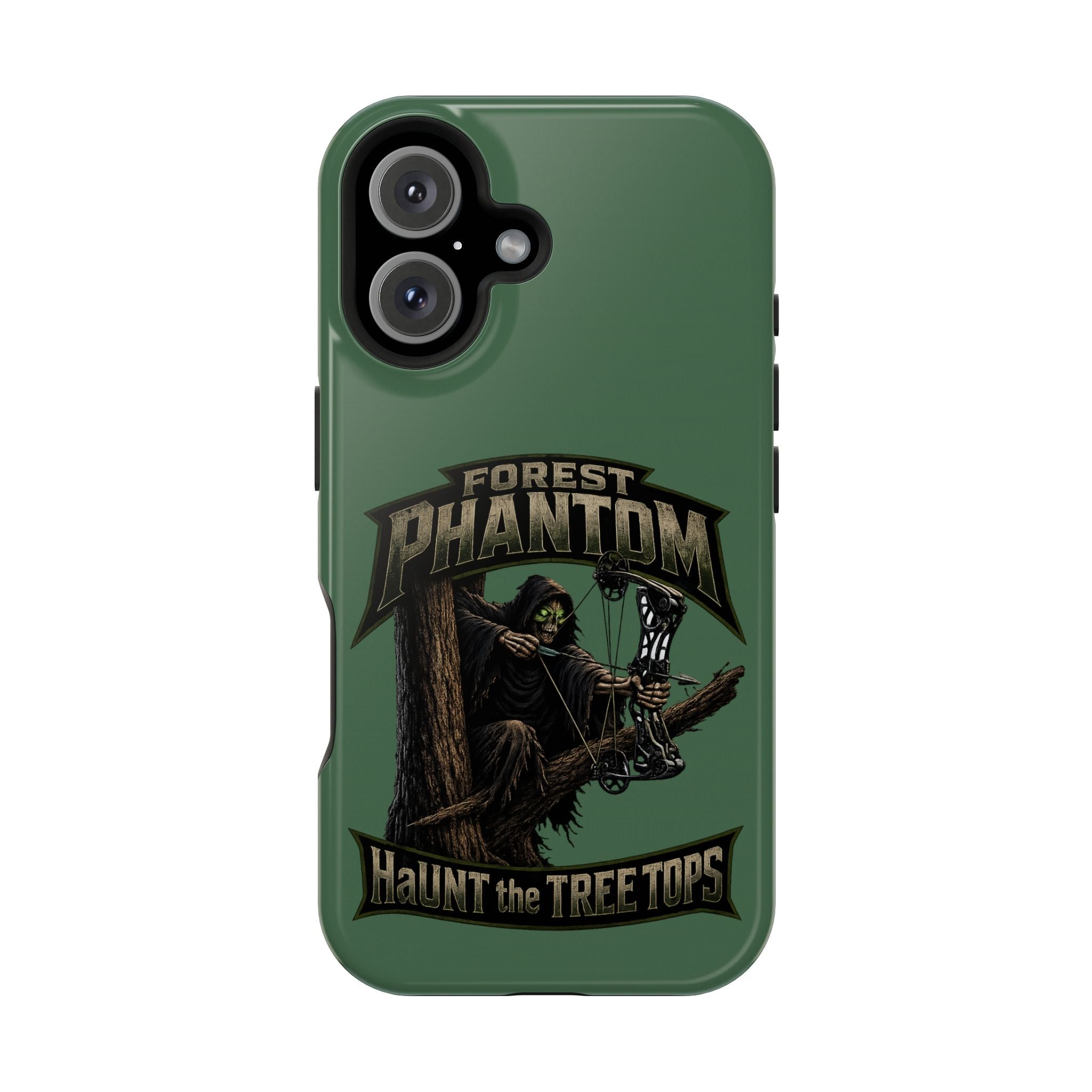 Forest Phantom Magnetic Impact Phone Case — 'Haunt the Tree Tops' Protective Cover