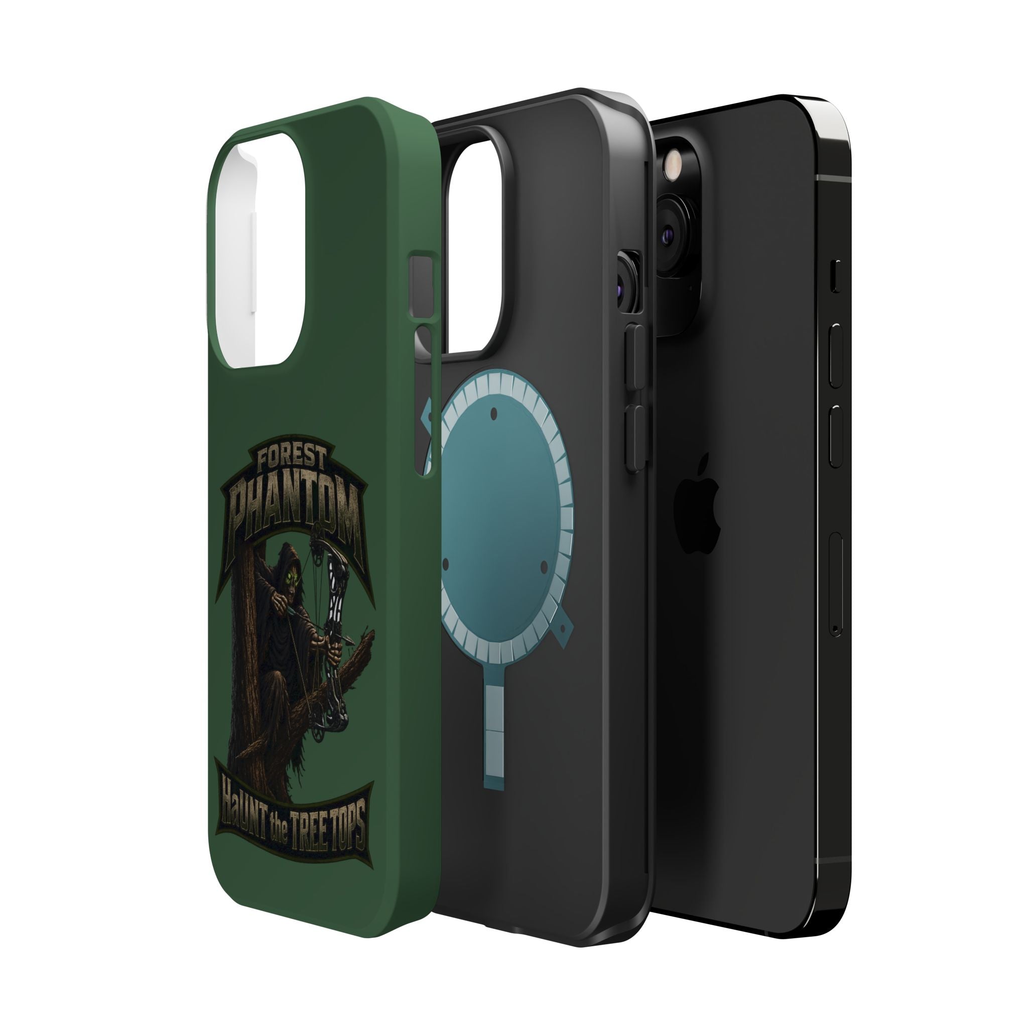 Forest Phantom Magnetic Impact Phone Case — 'Haunt the Tree Tops' Protective Cover