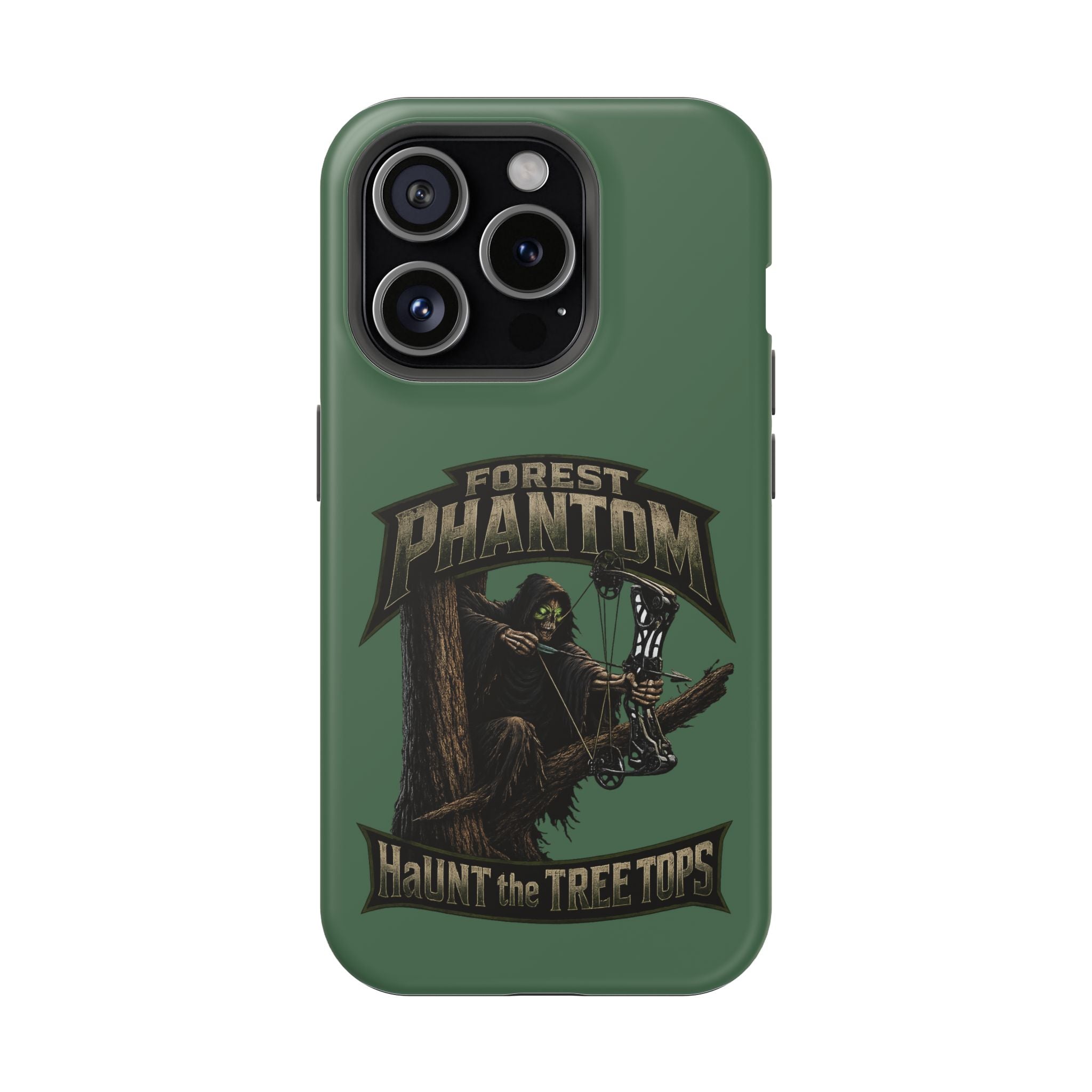 Forest Phantom Magnetic Impact Phone Case — 'Haunt the Tree Tops' Protective Cover
