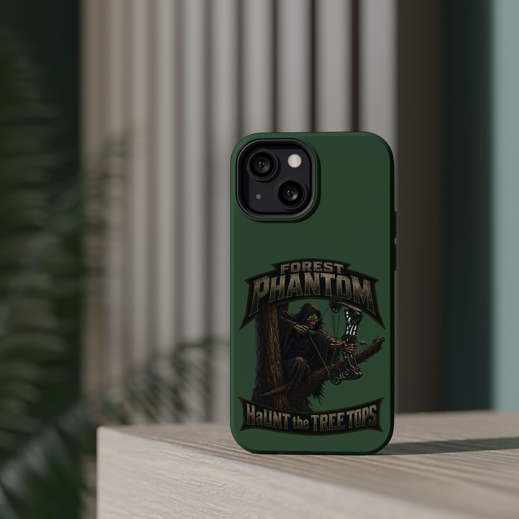 Forest Phantom Magnetic Impact Phone Case — 'Haunt the Tree Tops' Protective Cover