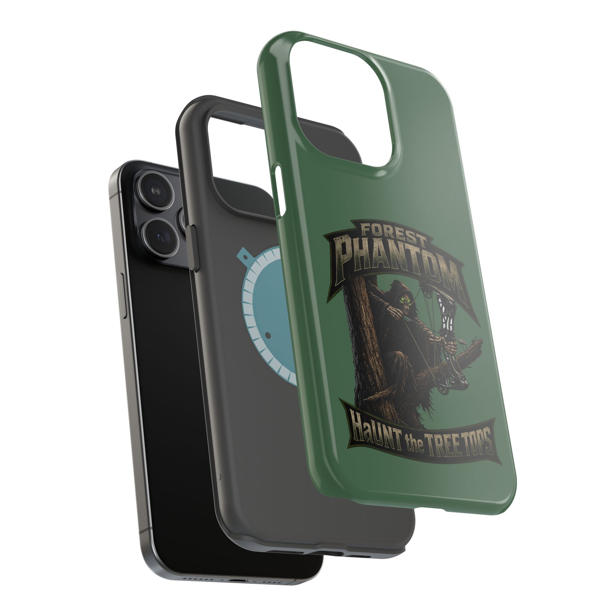 Forest Phantom Magnetic Impact Phone Case — 'Haunt the Tree Tops' Protective Cover