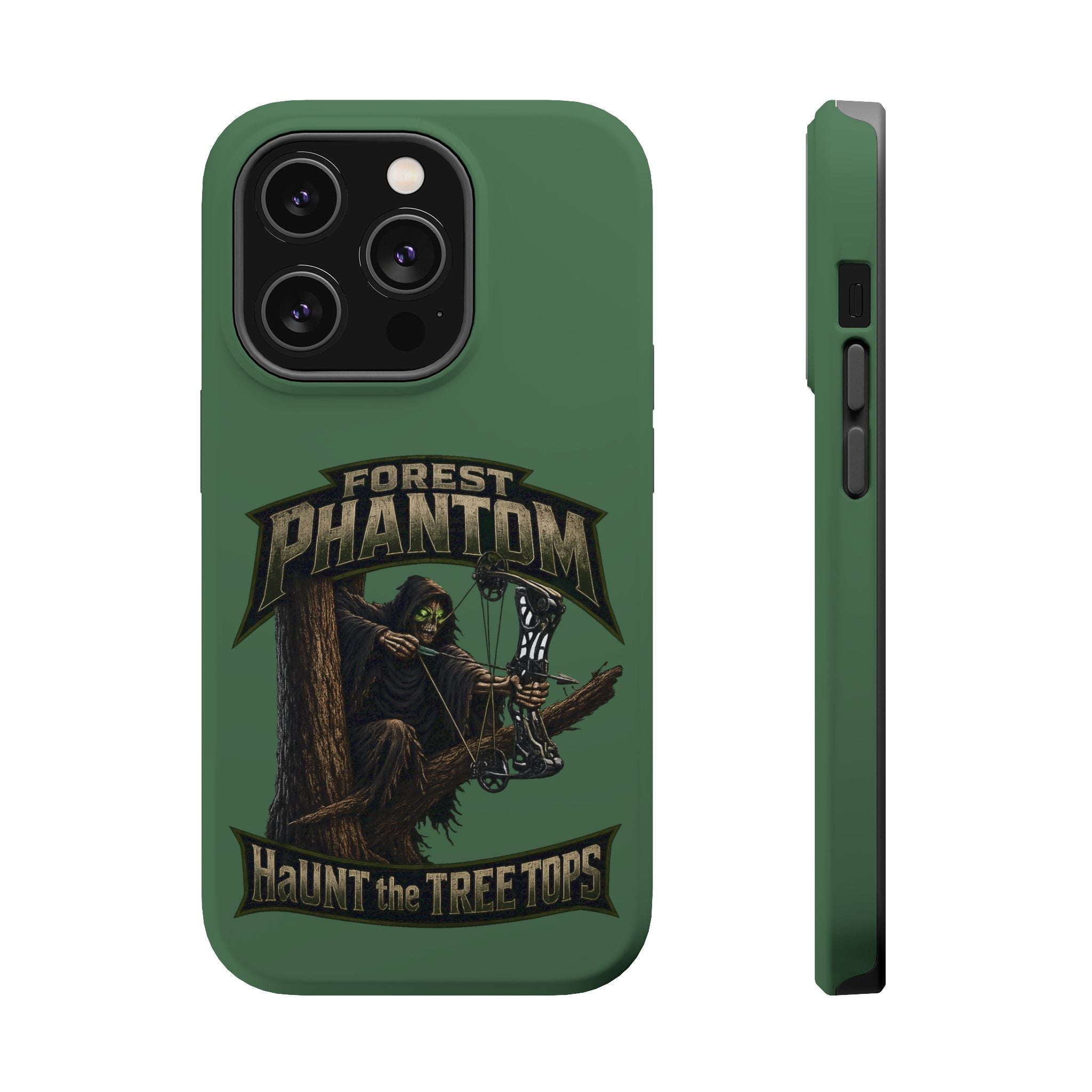 Forest Phantom Magnetic Impact Phone Case — 'Haunt the Tree Tops' Protective Cover