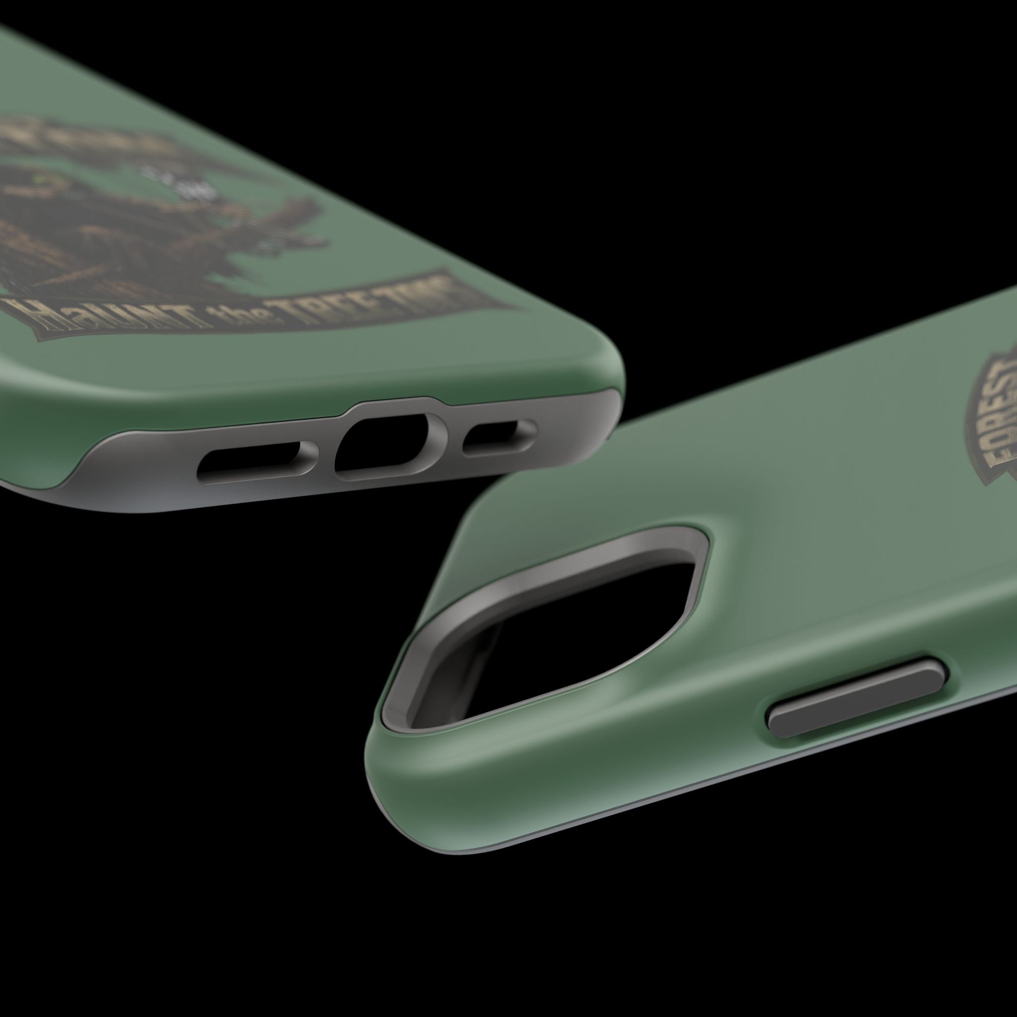 Forest Phantom Magnetic Impact Phone Case — 'Haunt the Tree Tops' Protective Cover