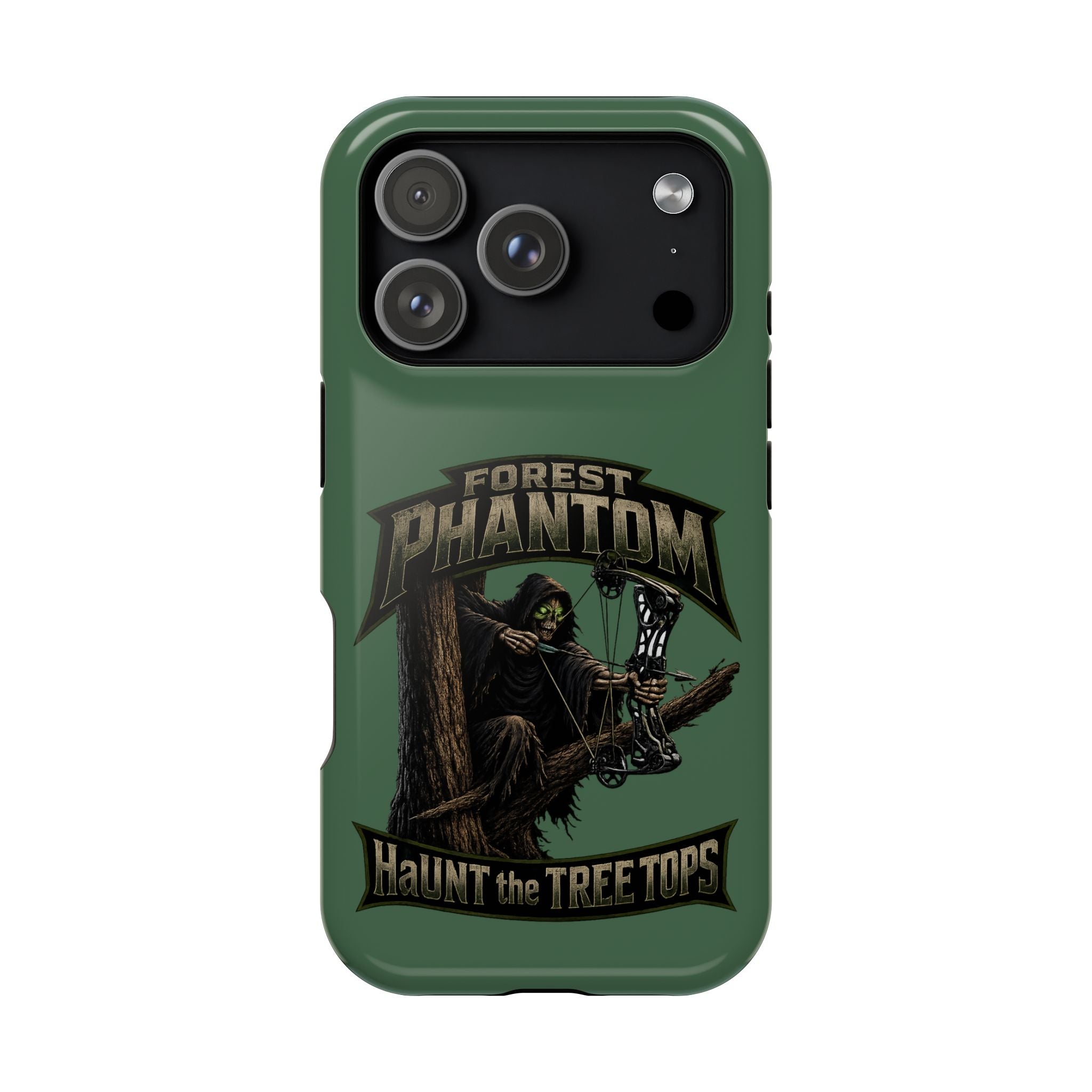 Forest Phantom Magnetic Impact Phone Case — 'Haunt the Tree Tops' Protective Cover