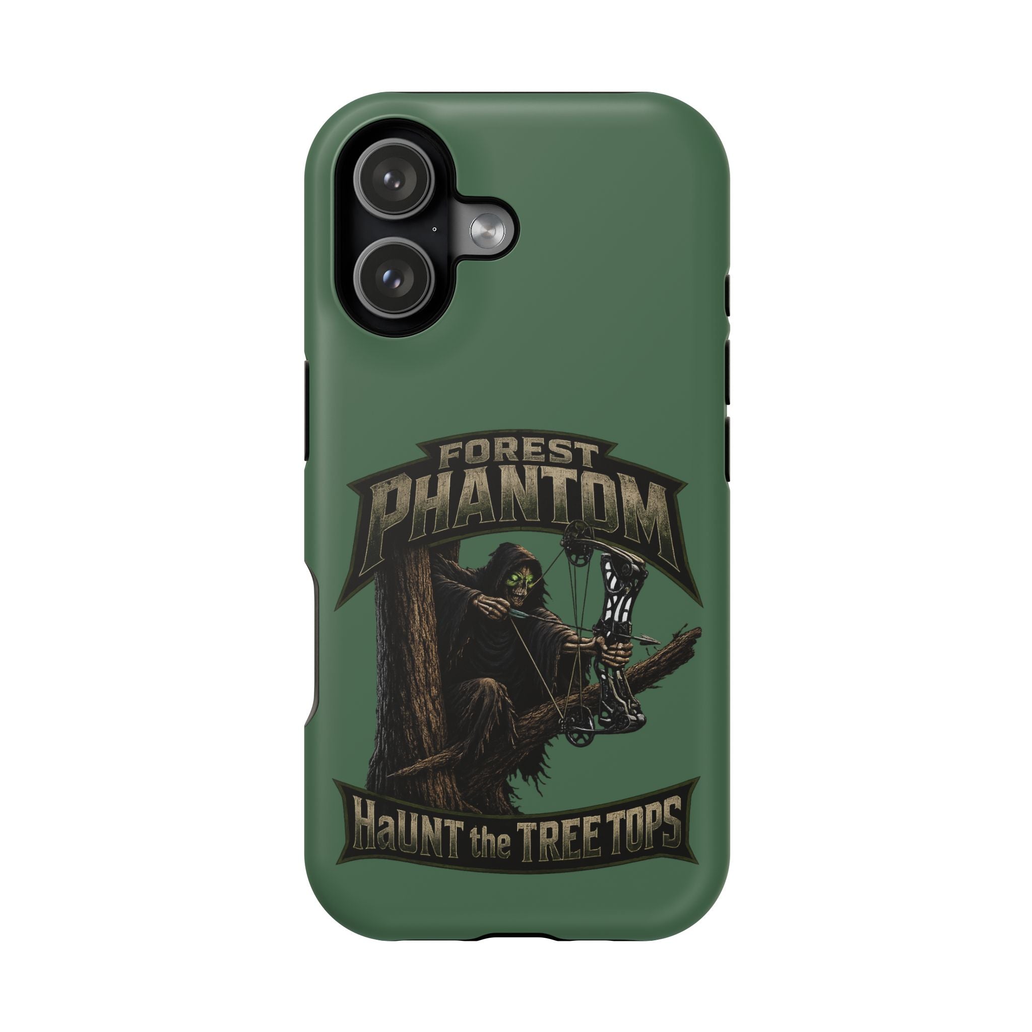 Forest Phantom Magnetic Impact Phone Case — 'Haunt the Tree Tops' Protective Cover
