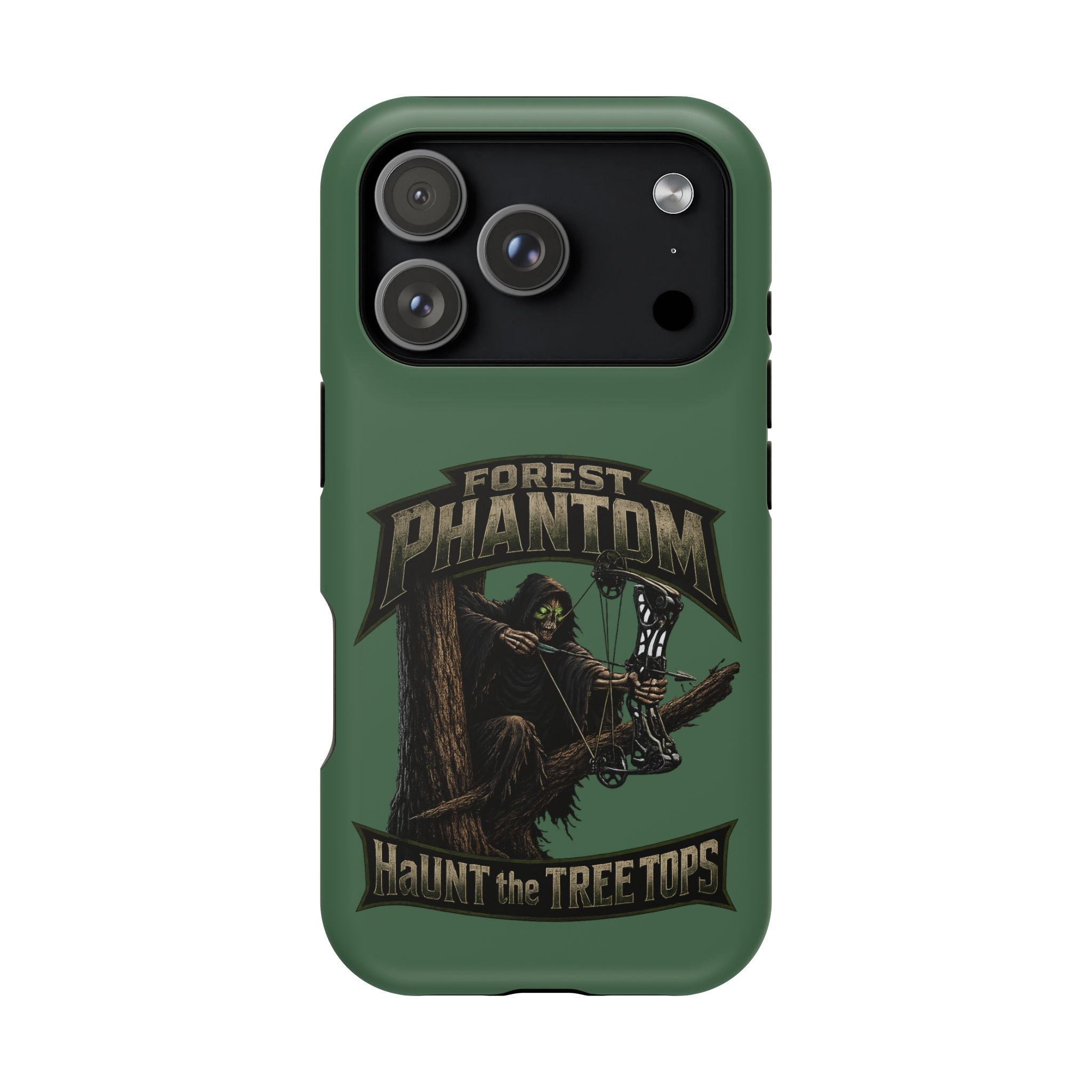 Forest Phantom Magnetic Impact Phone Case — 'Haunt the Tree Tops' Protective Cover