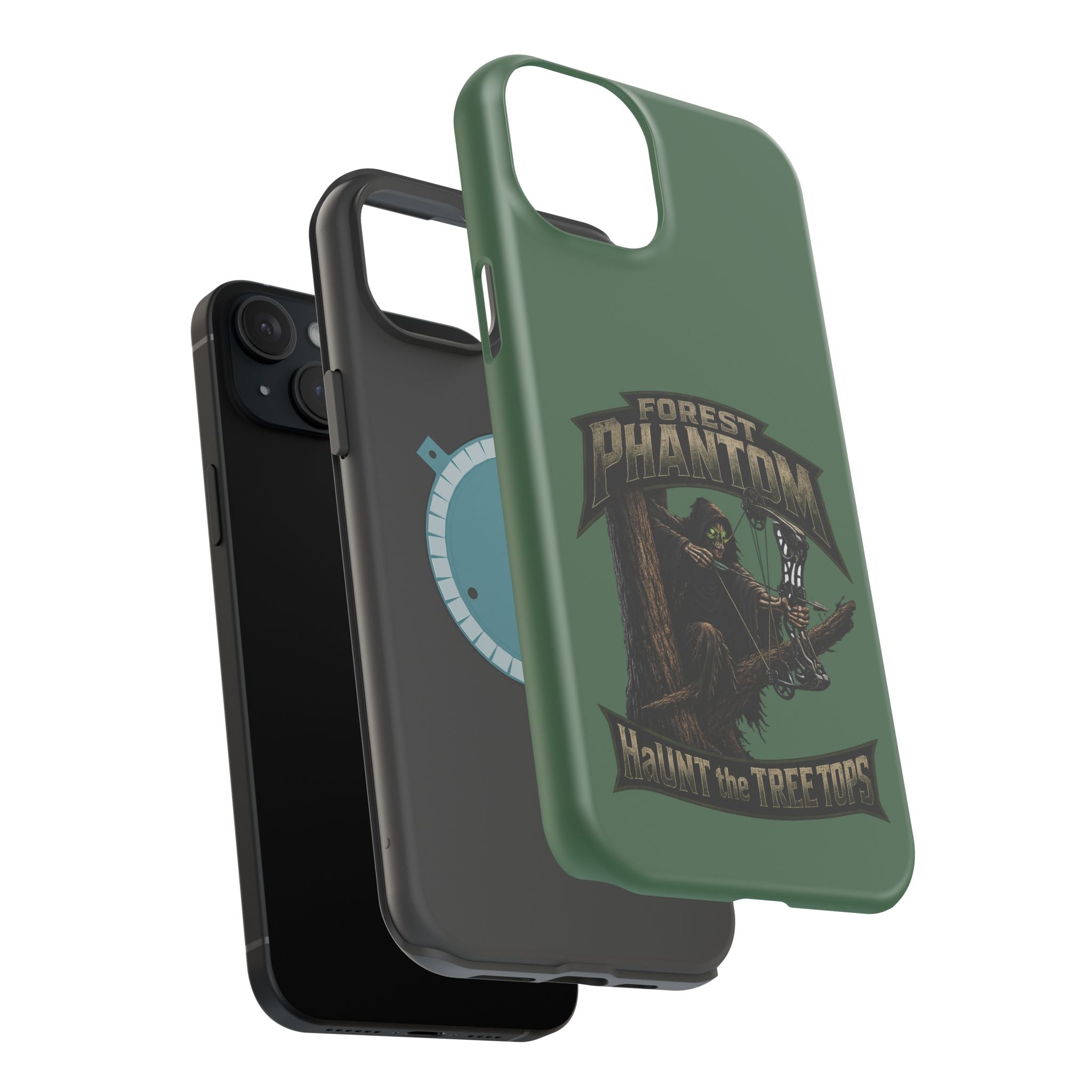Forest Phantom Magnetic Impact Phone Case — 'Haunt the Tree Tops' Protective Cover