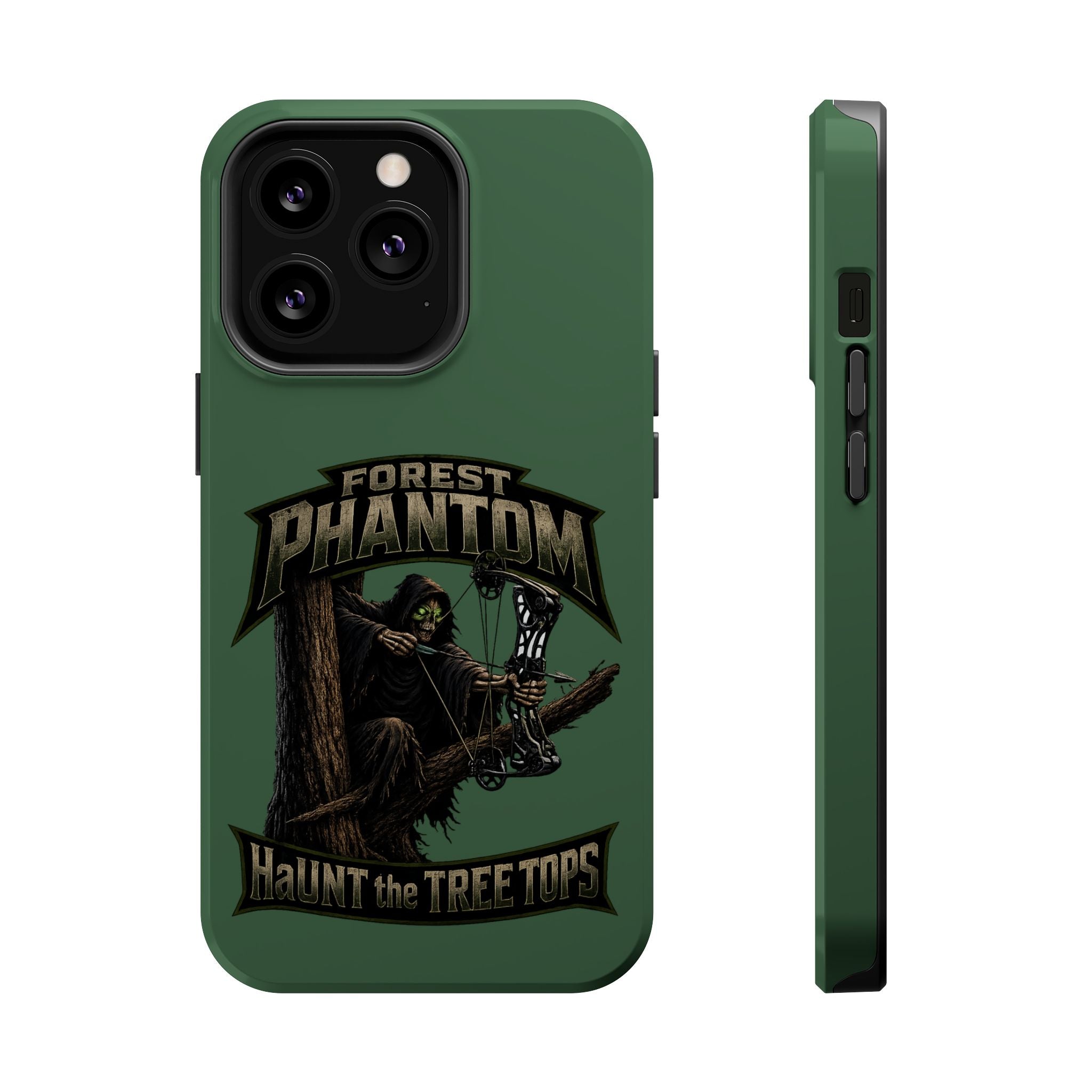 Forest Phantom Magnetic Impact Phone Case — 'Haunt the Tree Tops' Protective Cover