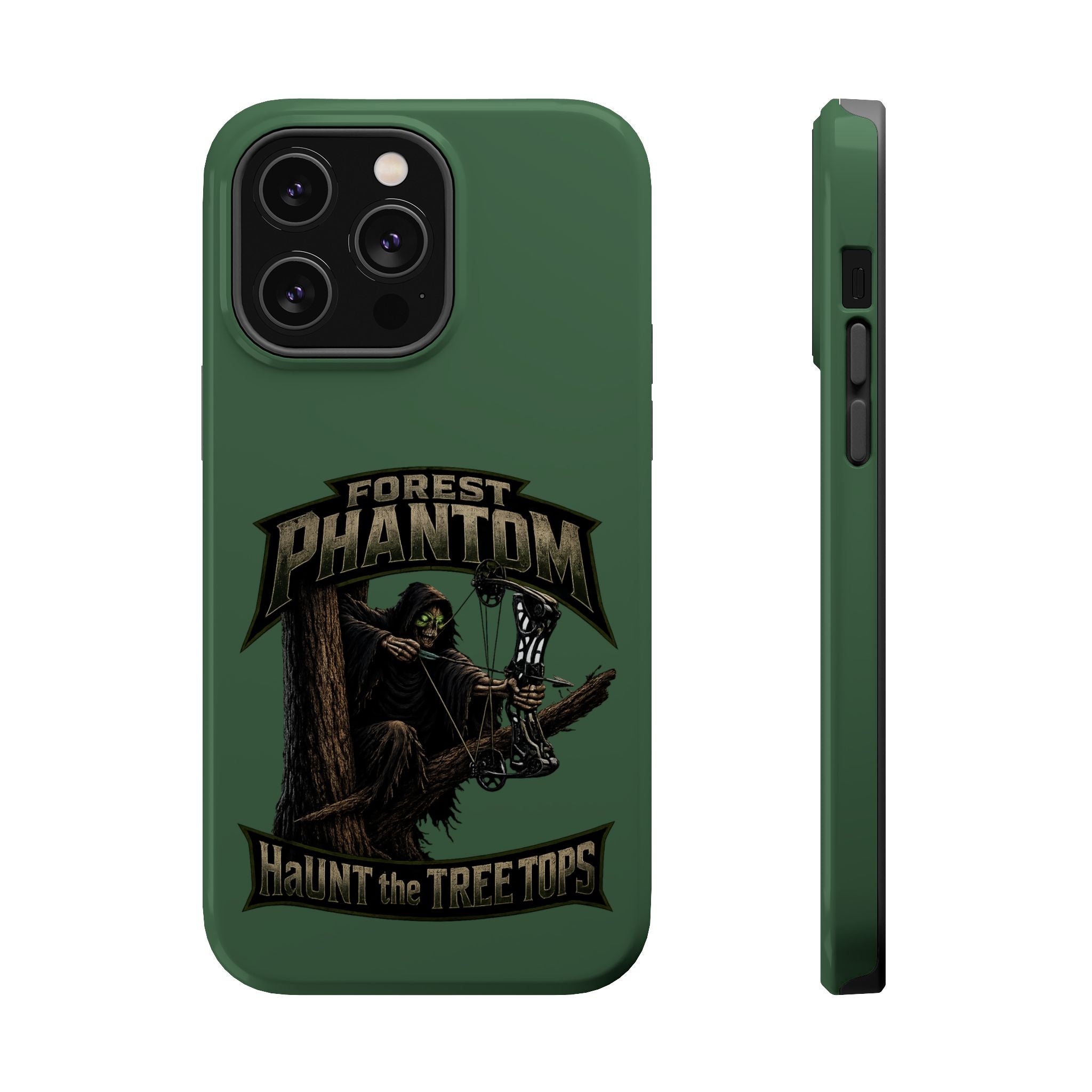 Forest Phantom Magnetic Impact Phone Case — 'Haunt the Tree Tops' Protective Cover