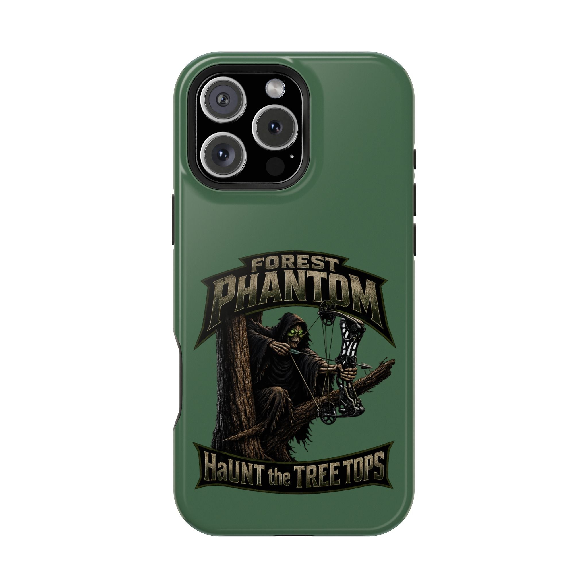 Forest Phantom Magnetic Impact Phone Case — 'Haunt the Tree Tops' Protective Cover