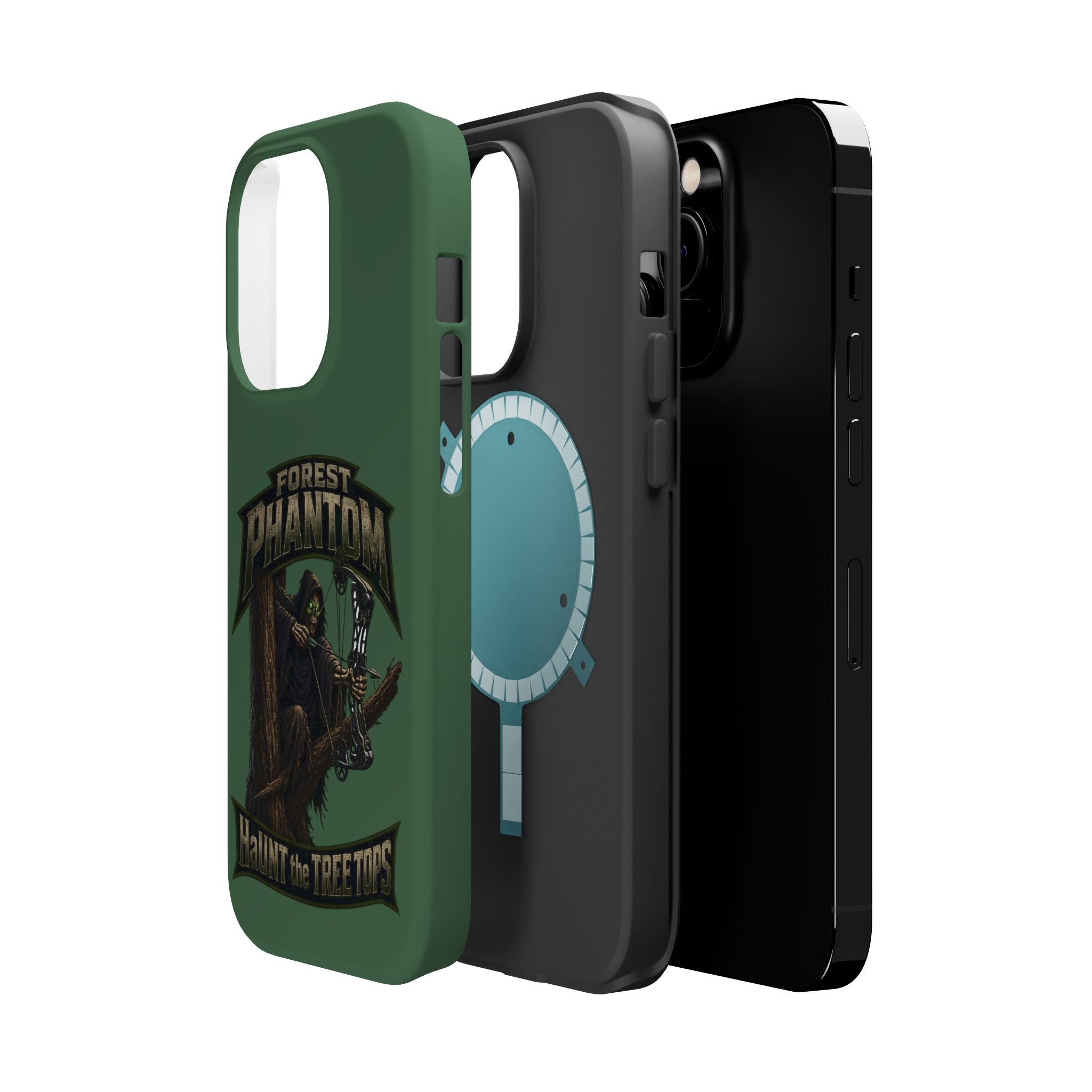 Forest Phantom Magnetic Impact Phone Case — 'Haunt the Tree Tops' Protective Cover