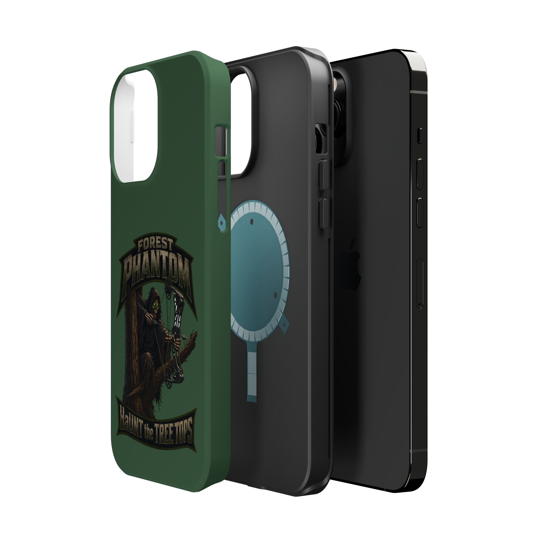 Forest Phantom Magnetic Impact Phone Case — 'Haunt the Tree Tops' Protective Cover