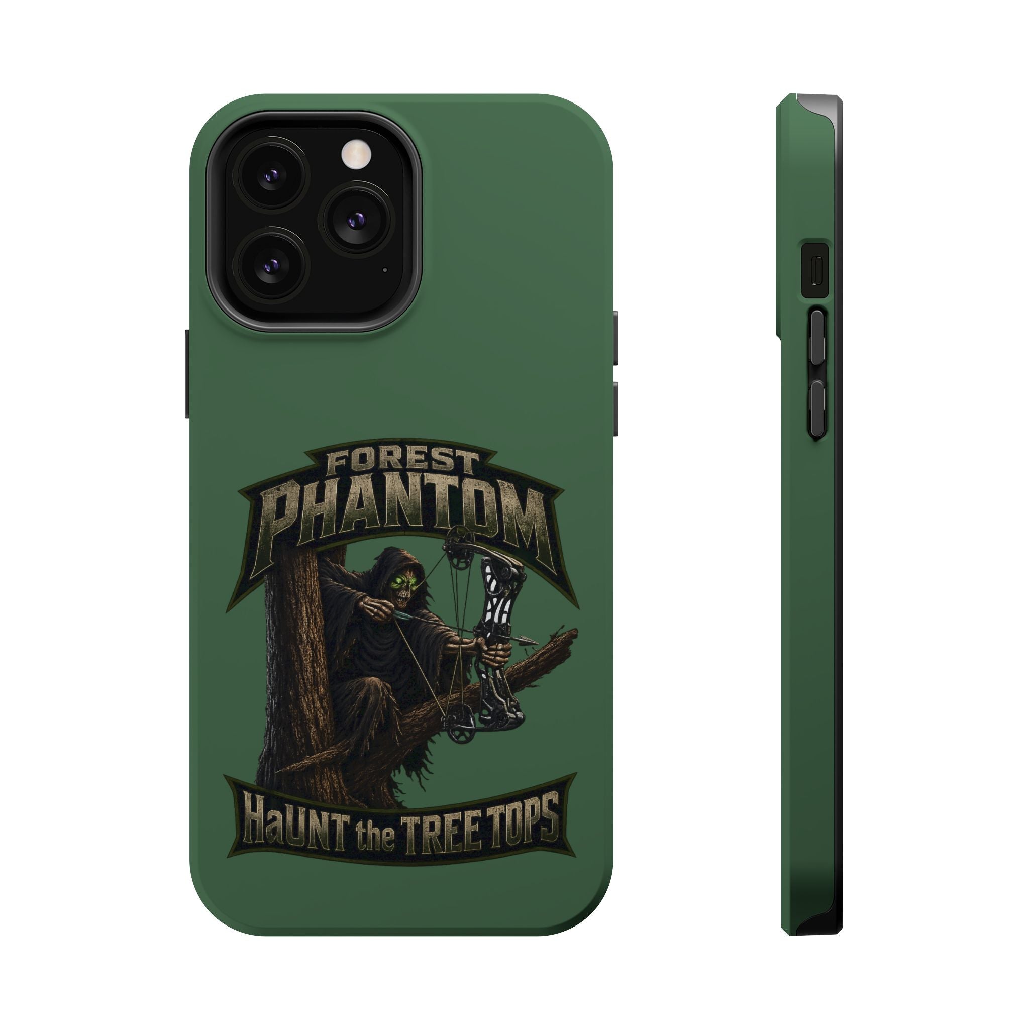 Forest Phantom Magnetic Impact Phone Case — 'Haunt the Tree Tops' Protective Cover