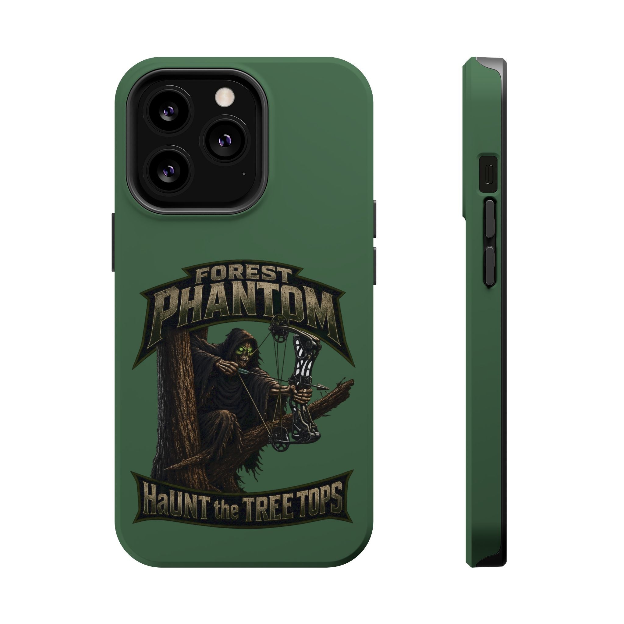 Forest Phantom Magnetic Impact Phone Case — 'Haunt the Tree Tops' Protective Cover