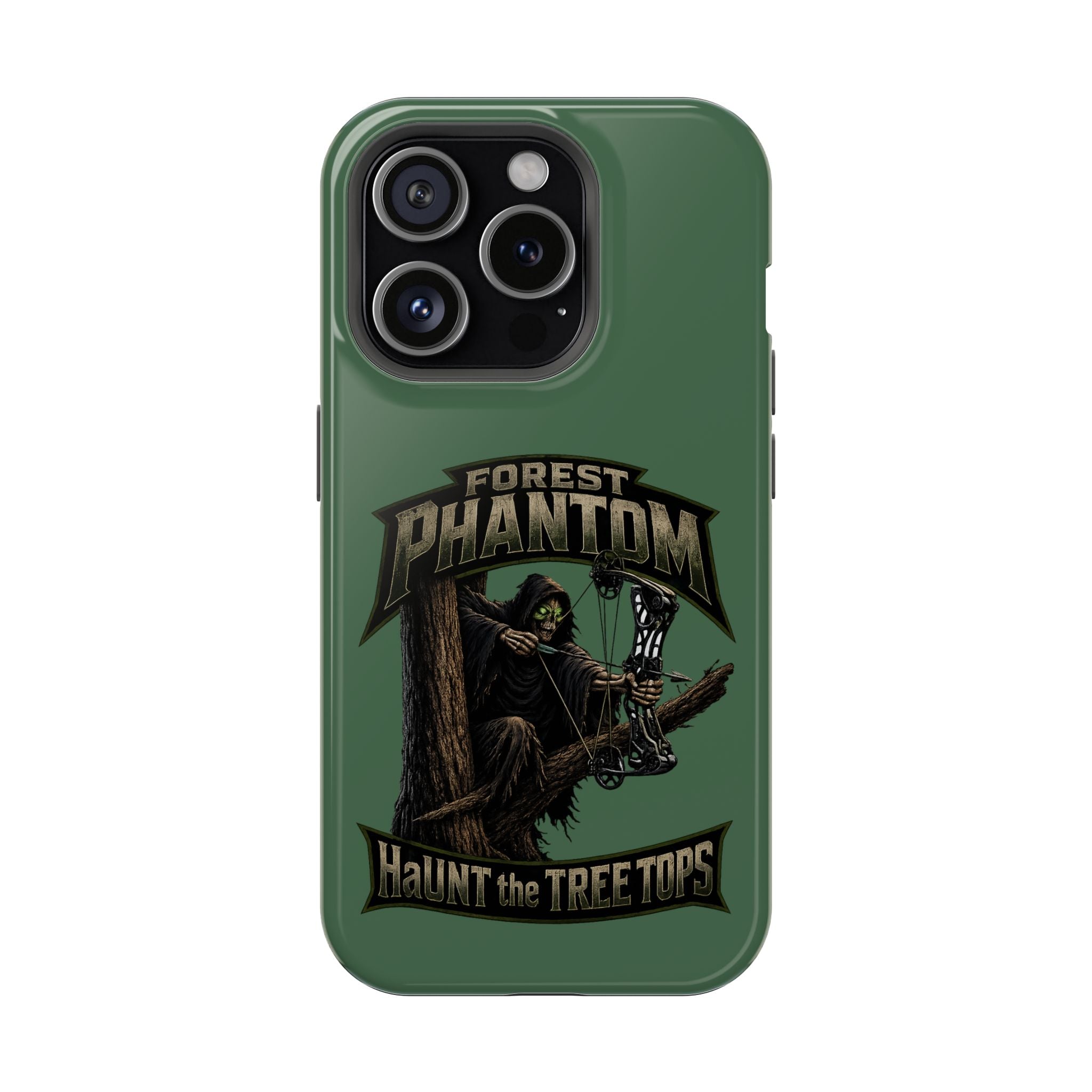 Forest Phantom Magnetic Impact Phone Case — 'Haunt the Tree Tops' Protective Cover