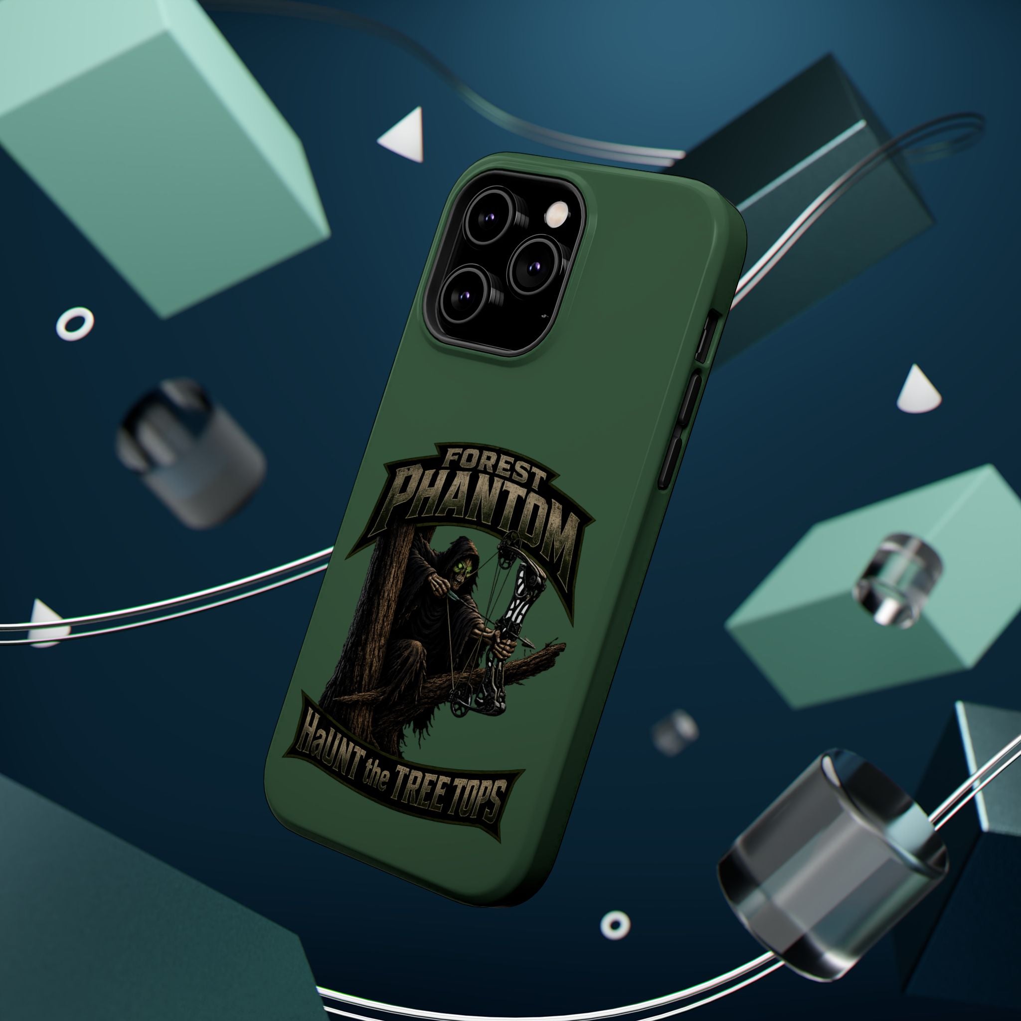 Forest Phantom Magnetic Impact Phone Case — 'Haunt the Tree Tops' Protective Cover