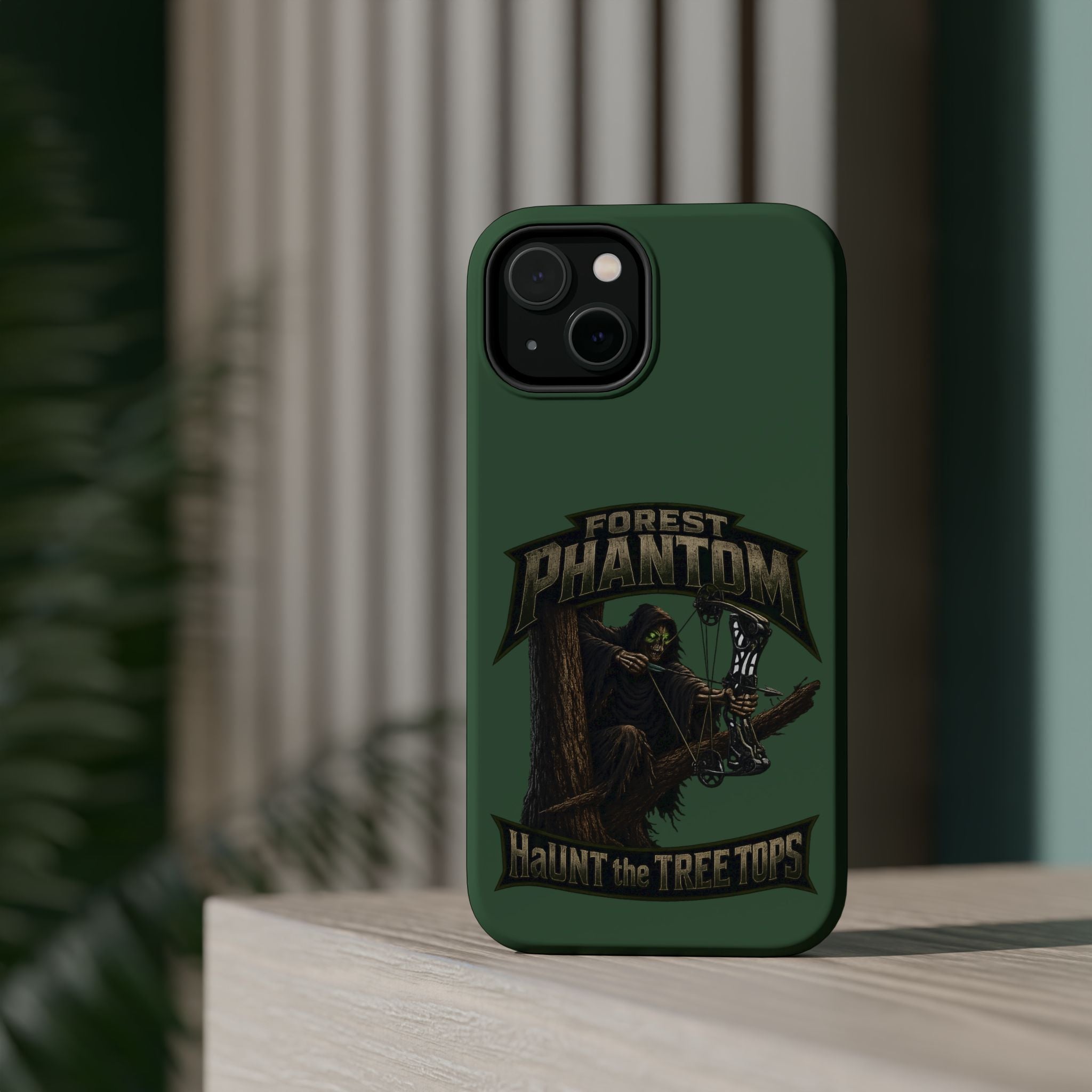 Forest Phantom Magnetic Impact Phone Case — 'Haunt the Tree Tops' Protective Cover