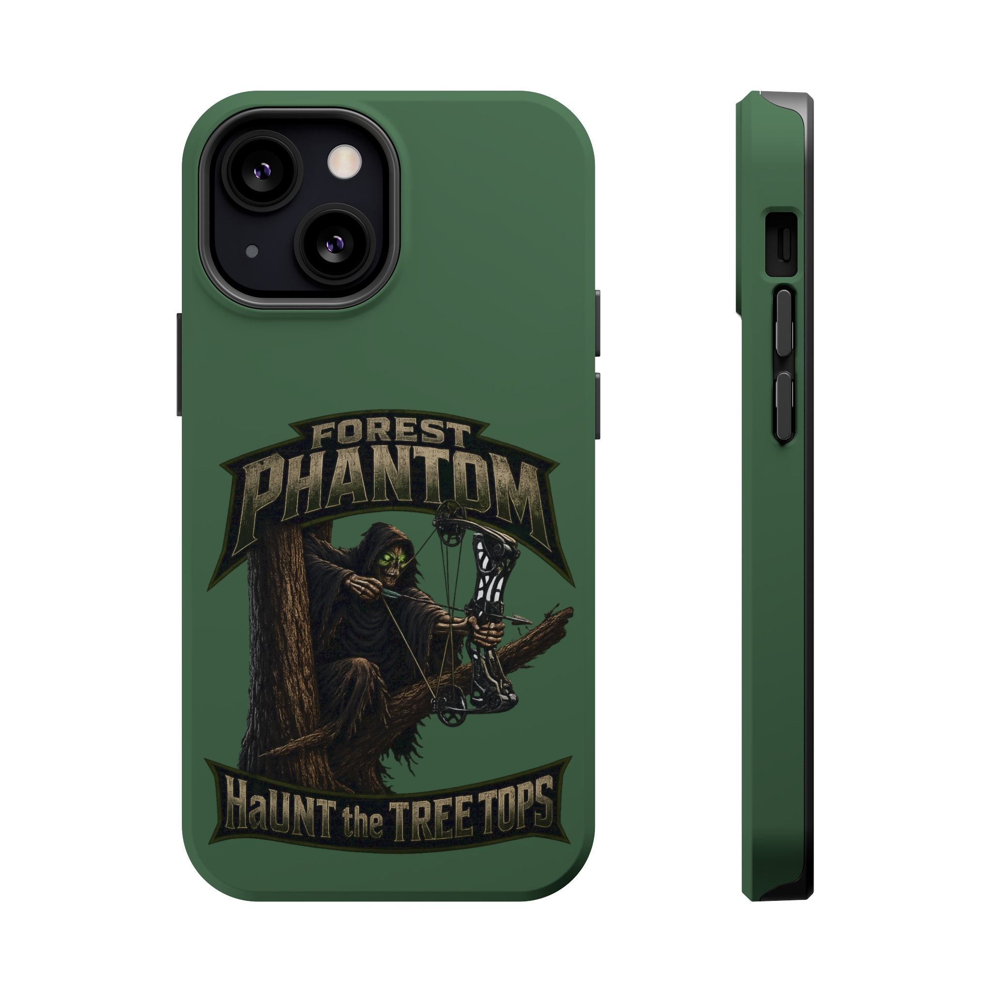 Forest Phantom Magnetic Impact Phone Case — 'Haunt the Tree Tops' Protective Cover