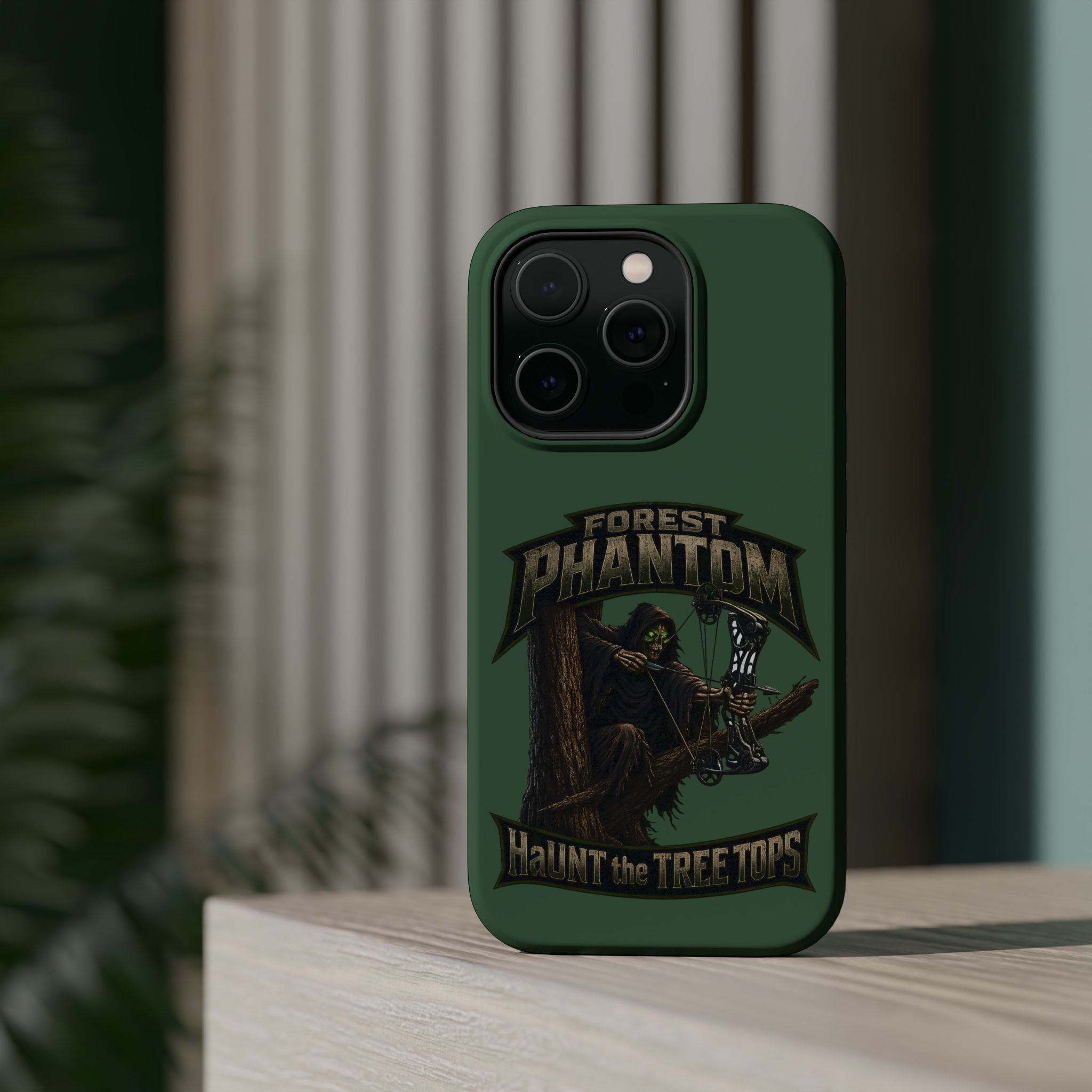 Forest Phantom Magnetic Impact Phone Case — 'Haunt the Tree Tops' Protective Cover