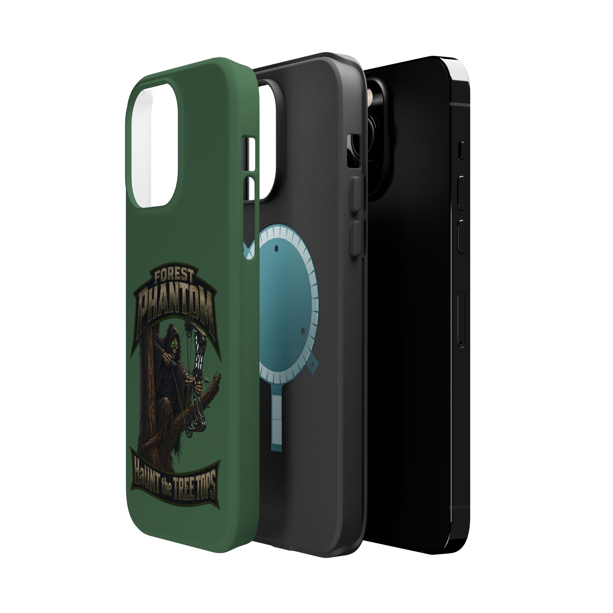 Forest Phantom Magnetic Impact Phone Case — 'Haunt the Tree Tops' Protective Cover