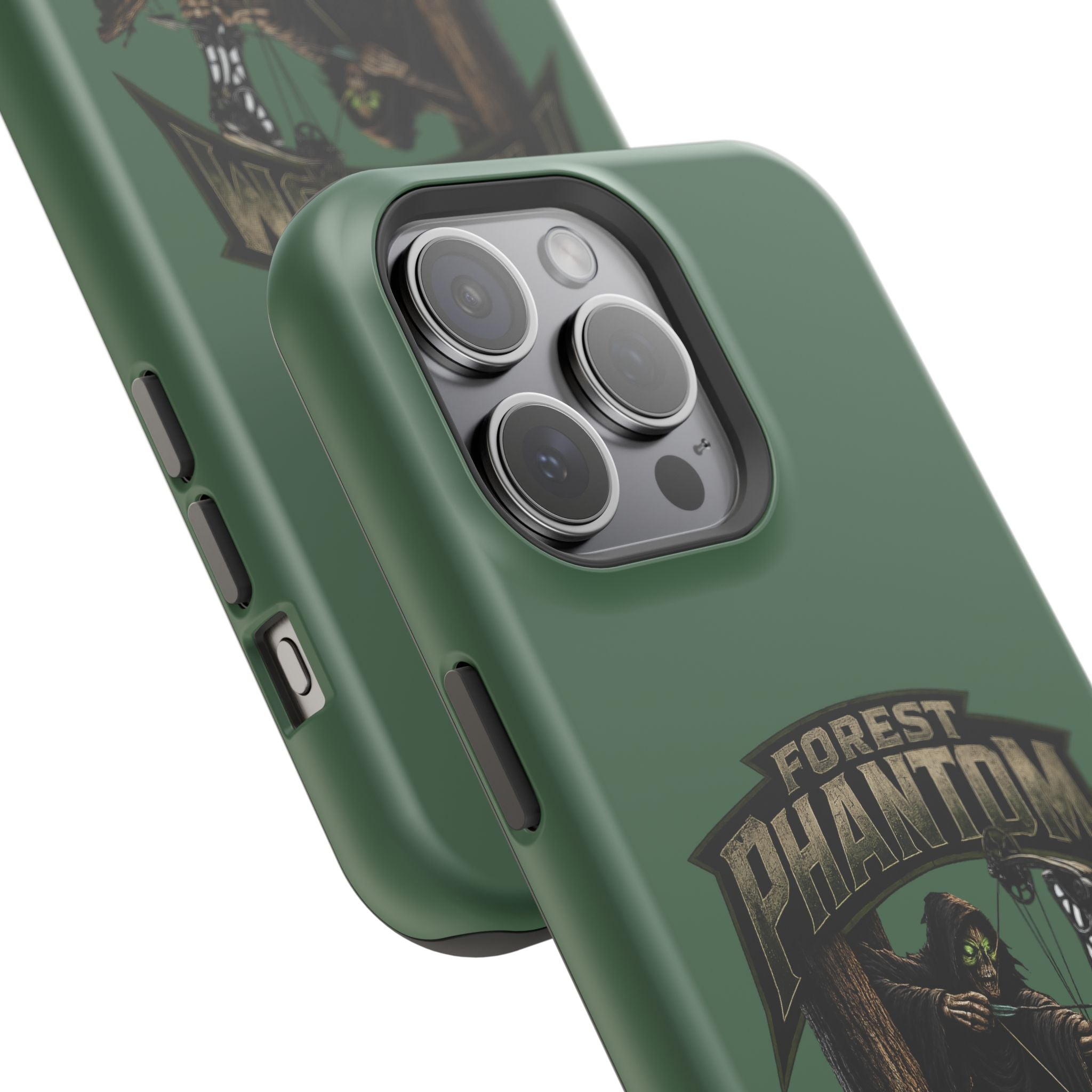 Forest Phantom Magnetic Impact Phone Case — 'Haunt the Tree Tops' Protective Cover
